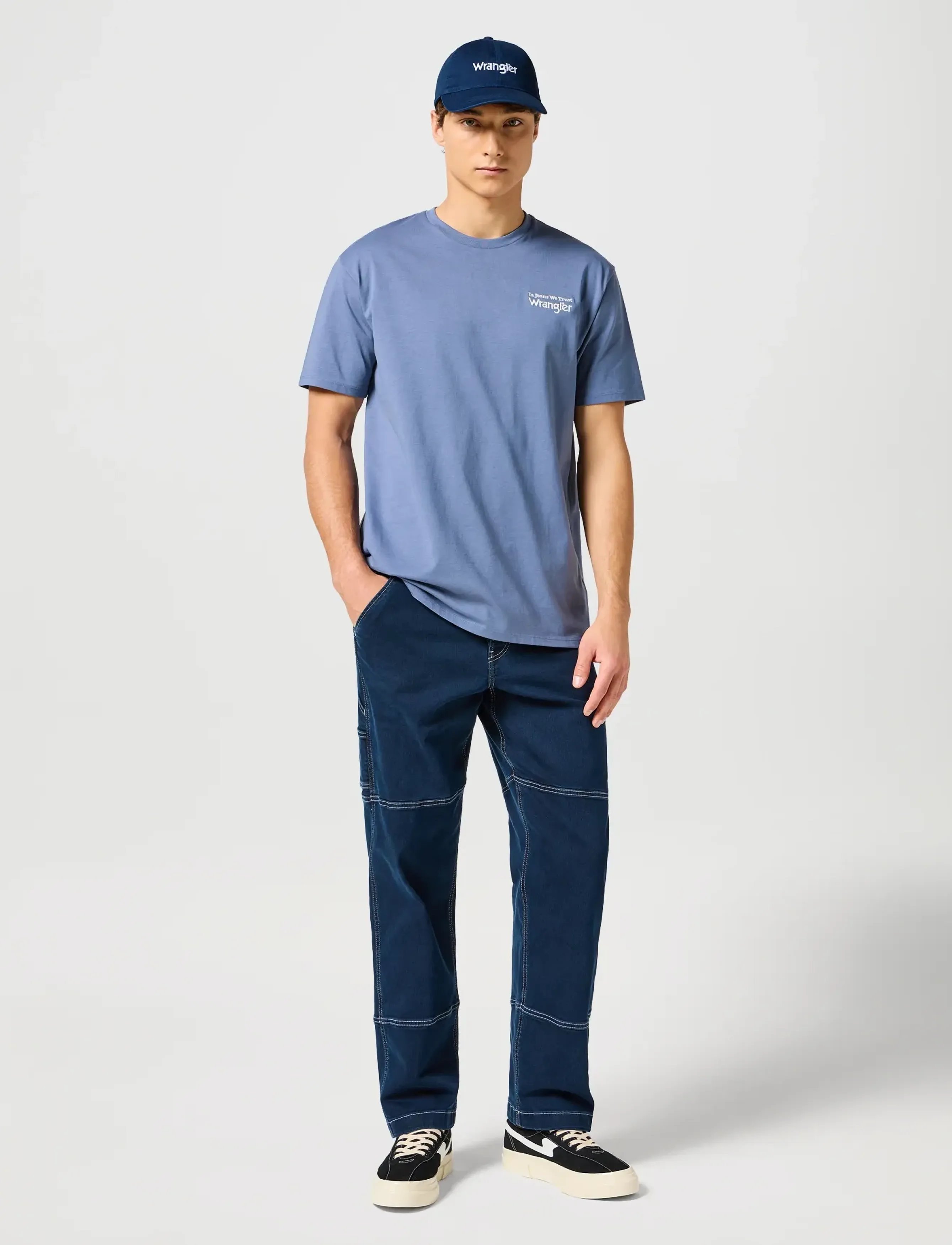 Wrangler - WASHED LOGO CAP - madalaimad hinnad - navy - 3