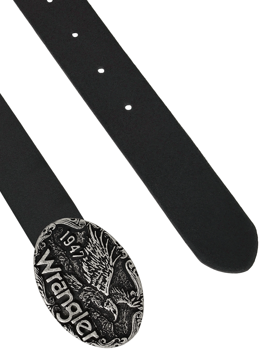 Wrangler - W EAGLE BELT - klassische gürtel - black - 2
