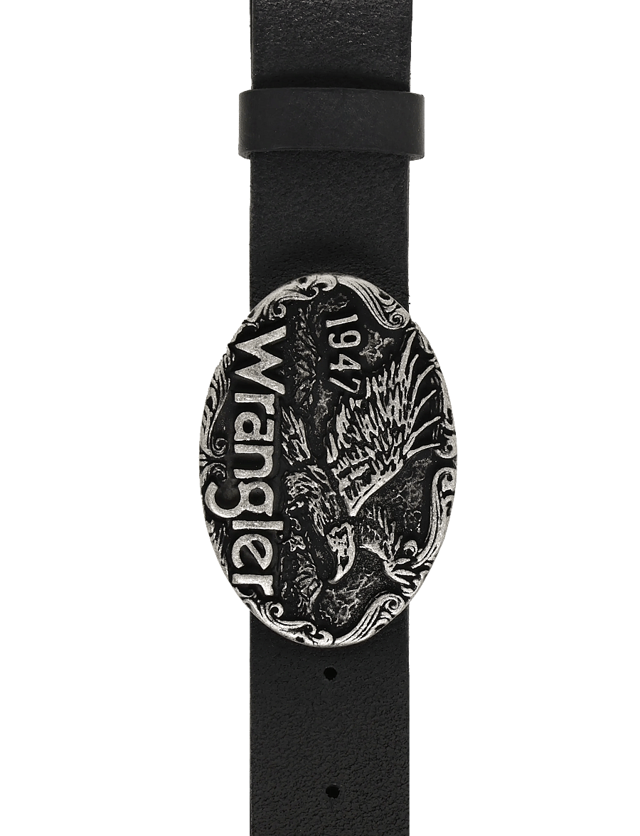 Wrangler - W EAGLE BELT - klassische gürtel - black - 5