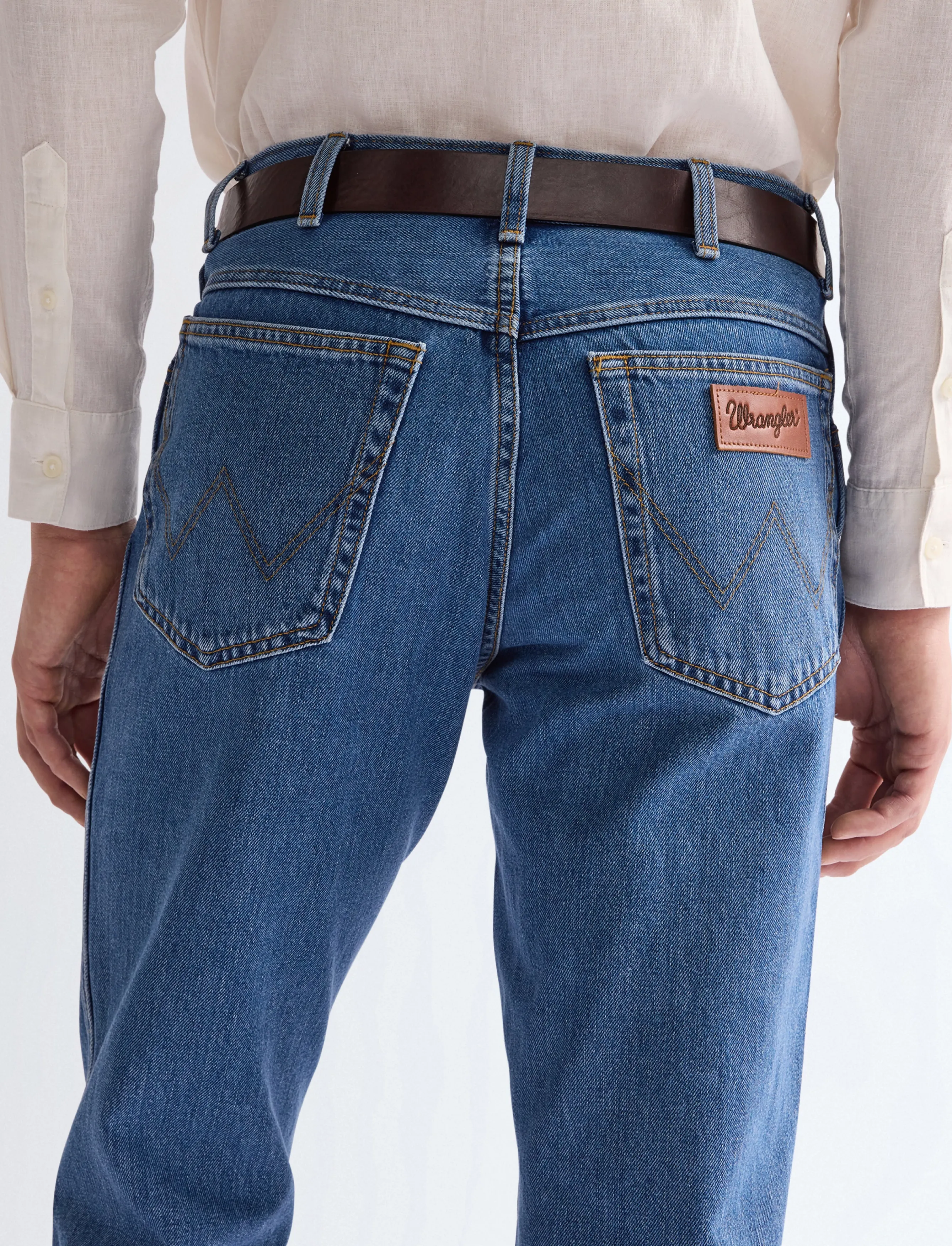 Wrangler - EASY BELT - klassische gürtel - brown - 4
