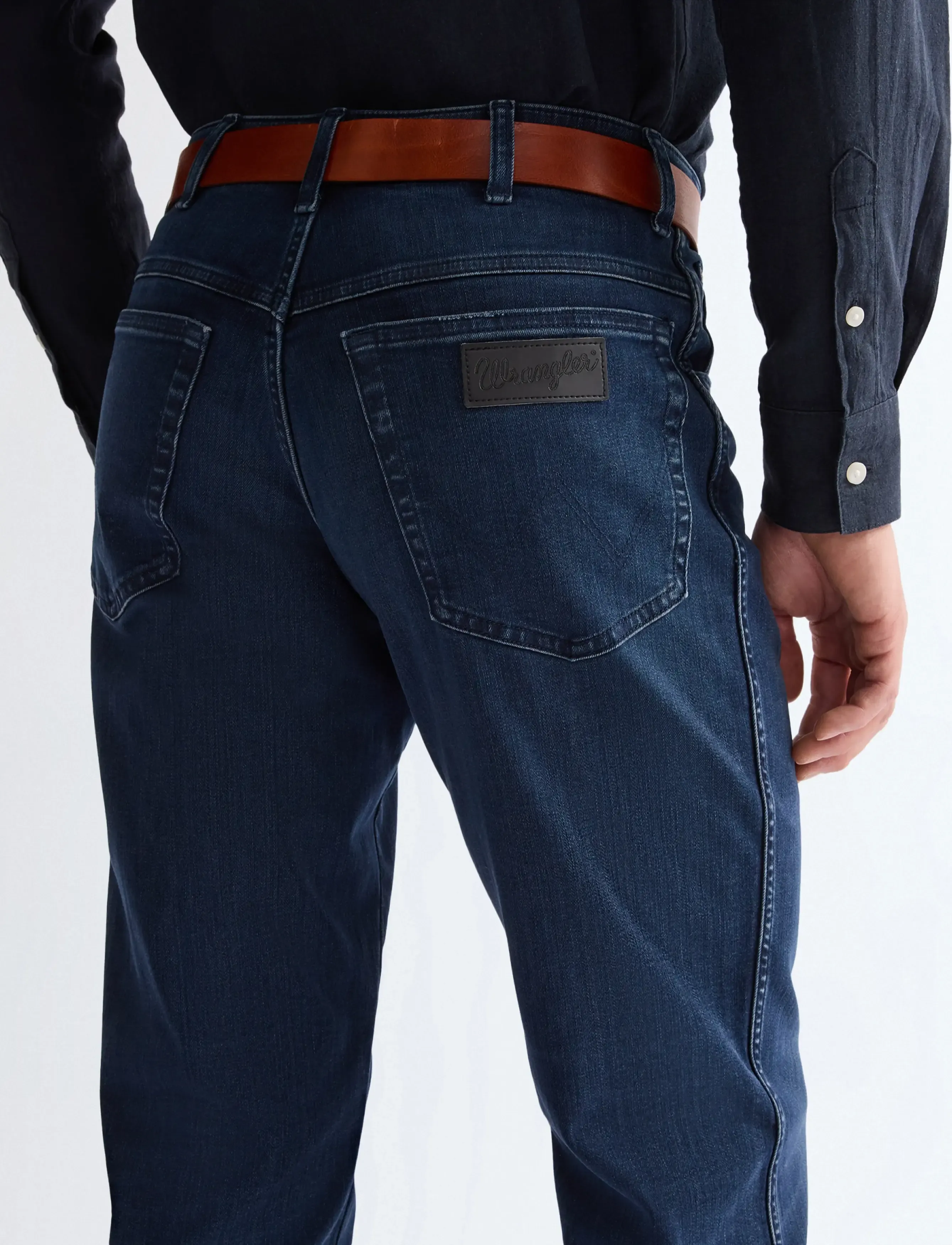 Wrangler - EASY BELT - cognac - 4