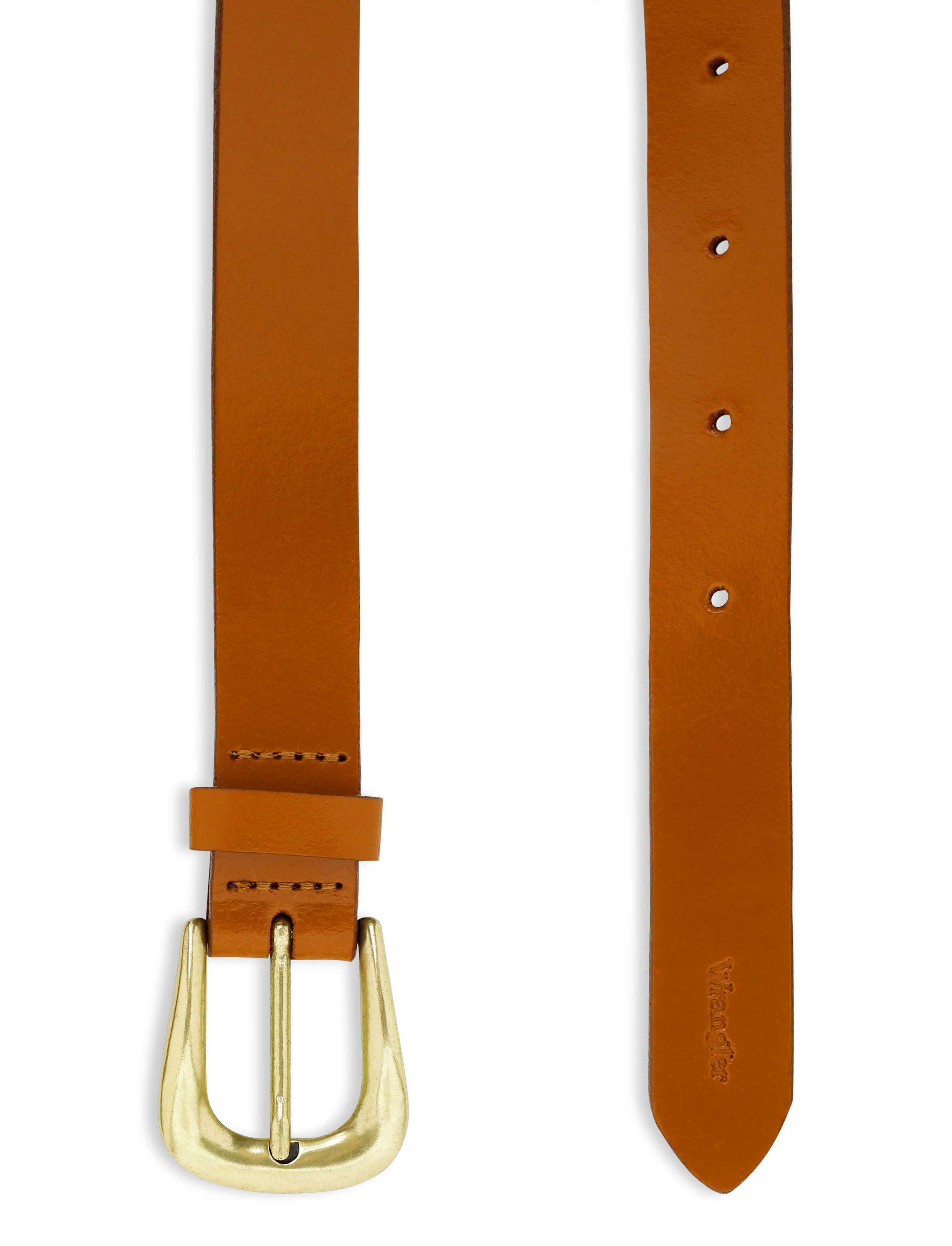 Wrangler - EASY WESTERN BELT - cognac - 2
