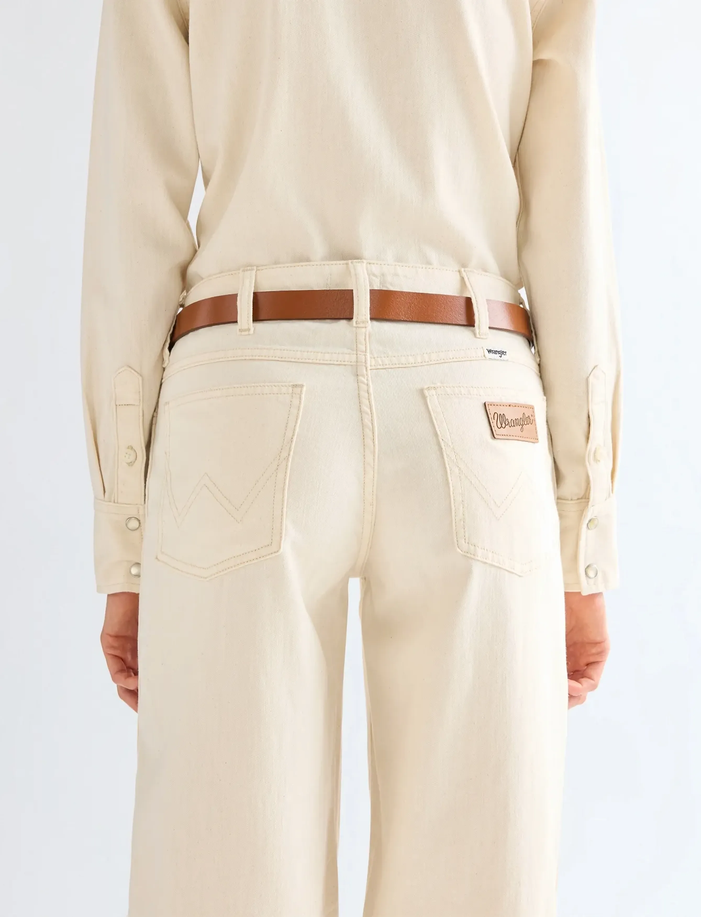 Wrangler - EASY WESTERN BELT - cognac - 4