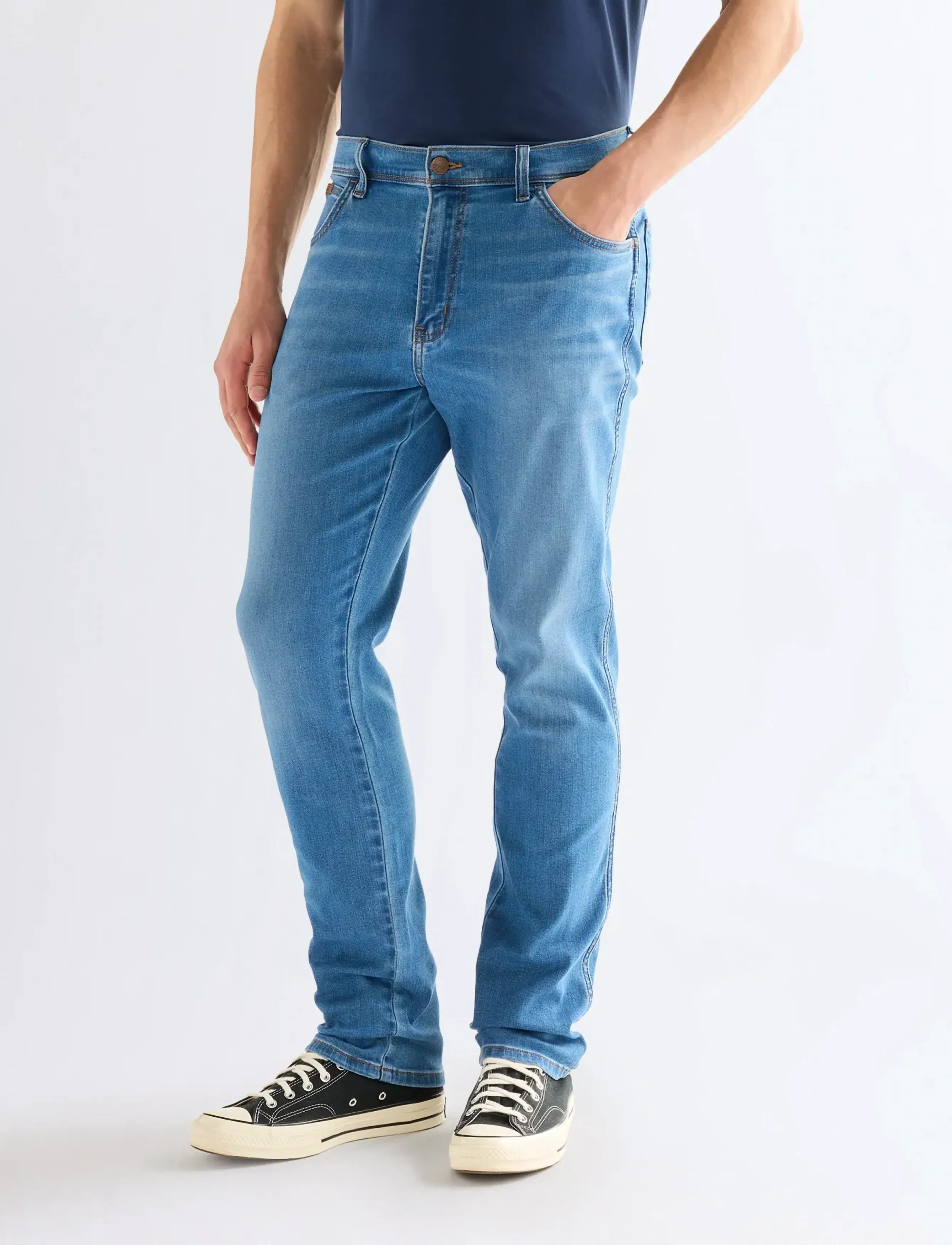 Wrangler - TEXAS SLIM - bukser & jeans - light visual - 2
