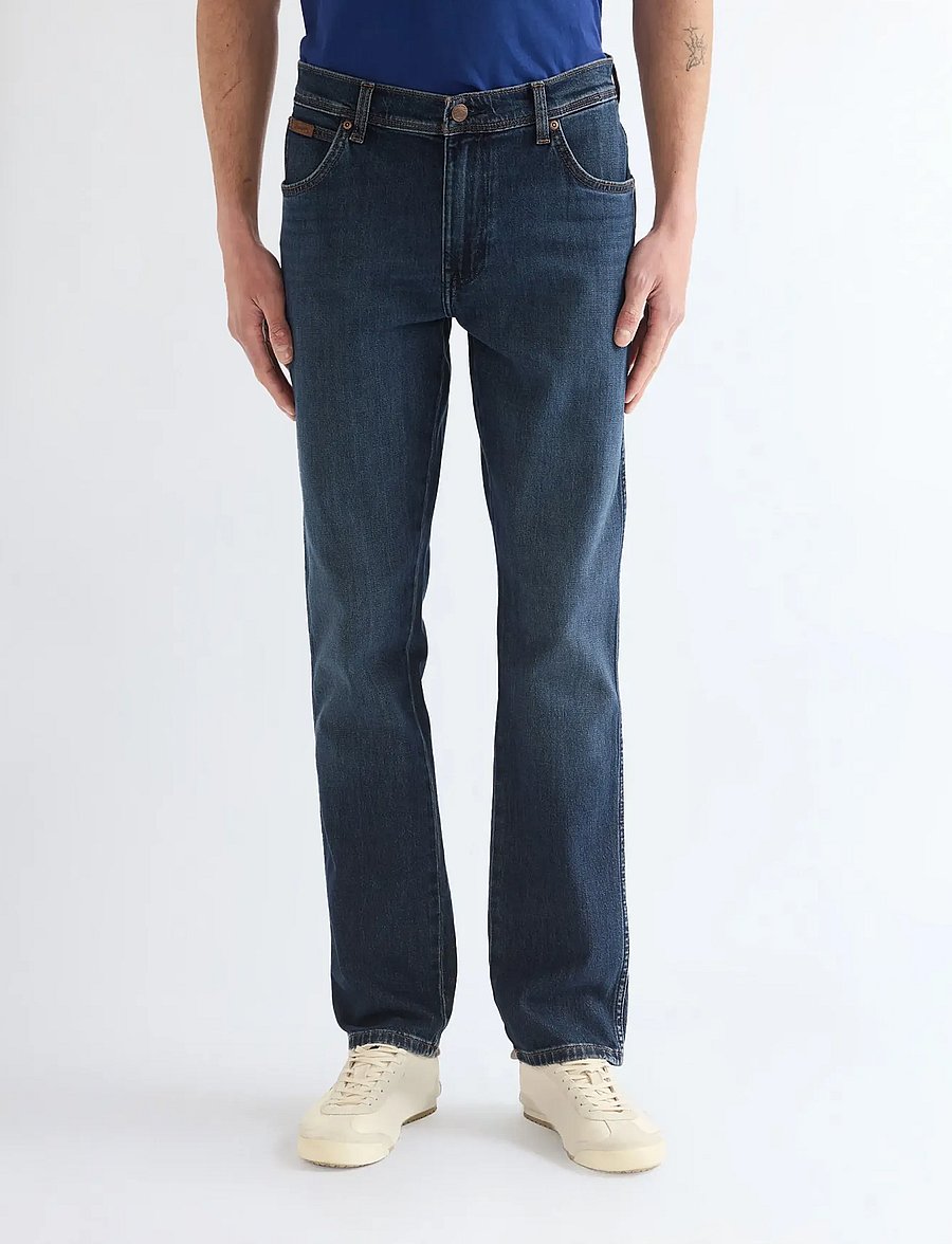 Wrangler - TEXAS SLIM - slim jeans - moonlit - 0