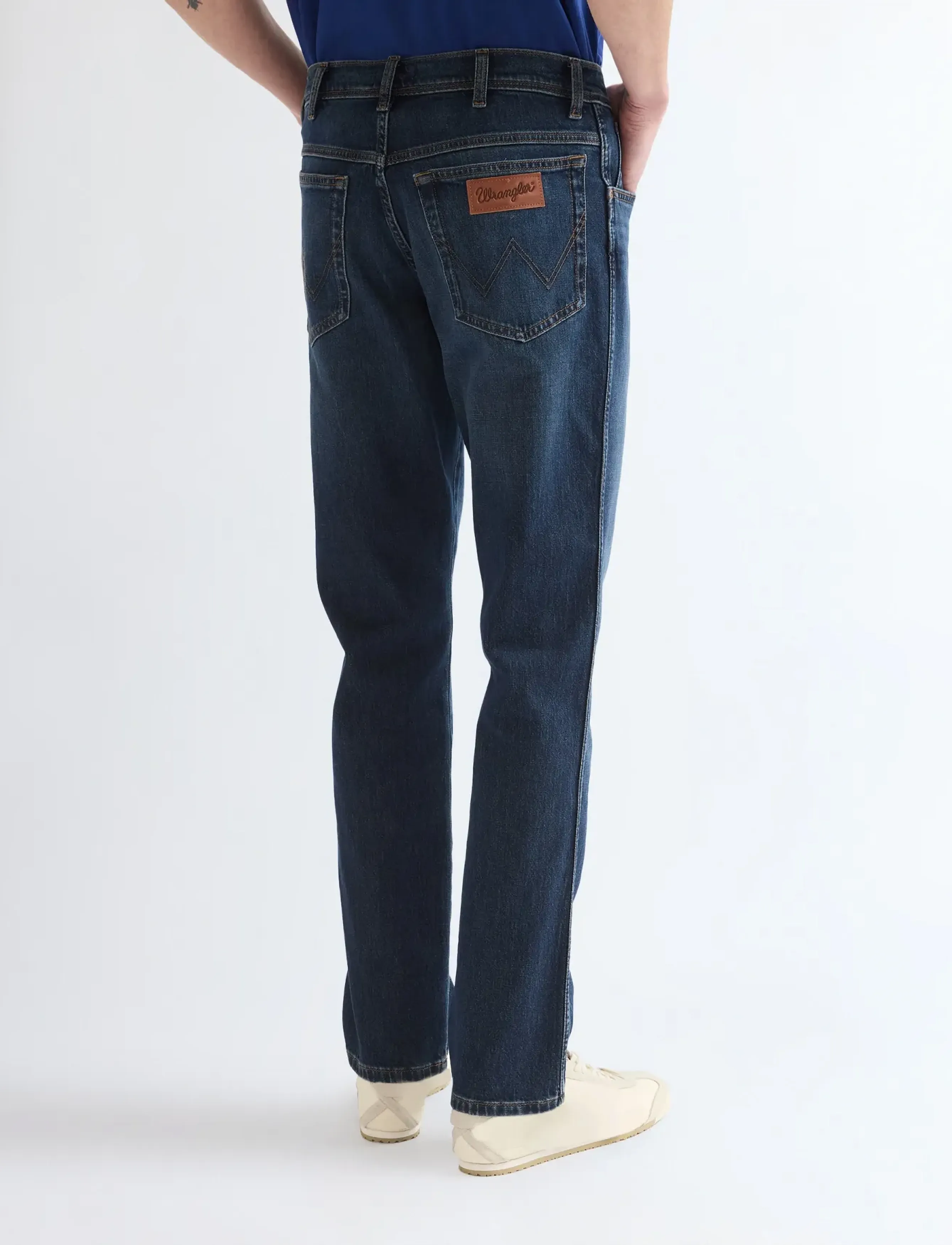 Wrangler - TEXAS SLIM - slim jeans - moonlit - 4