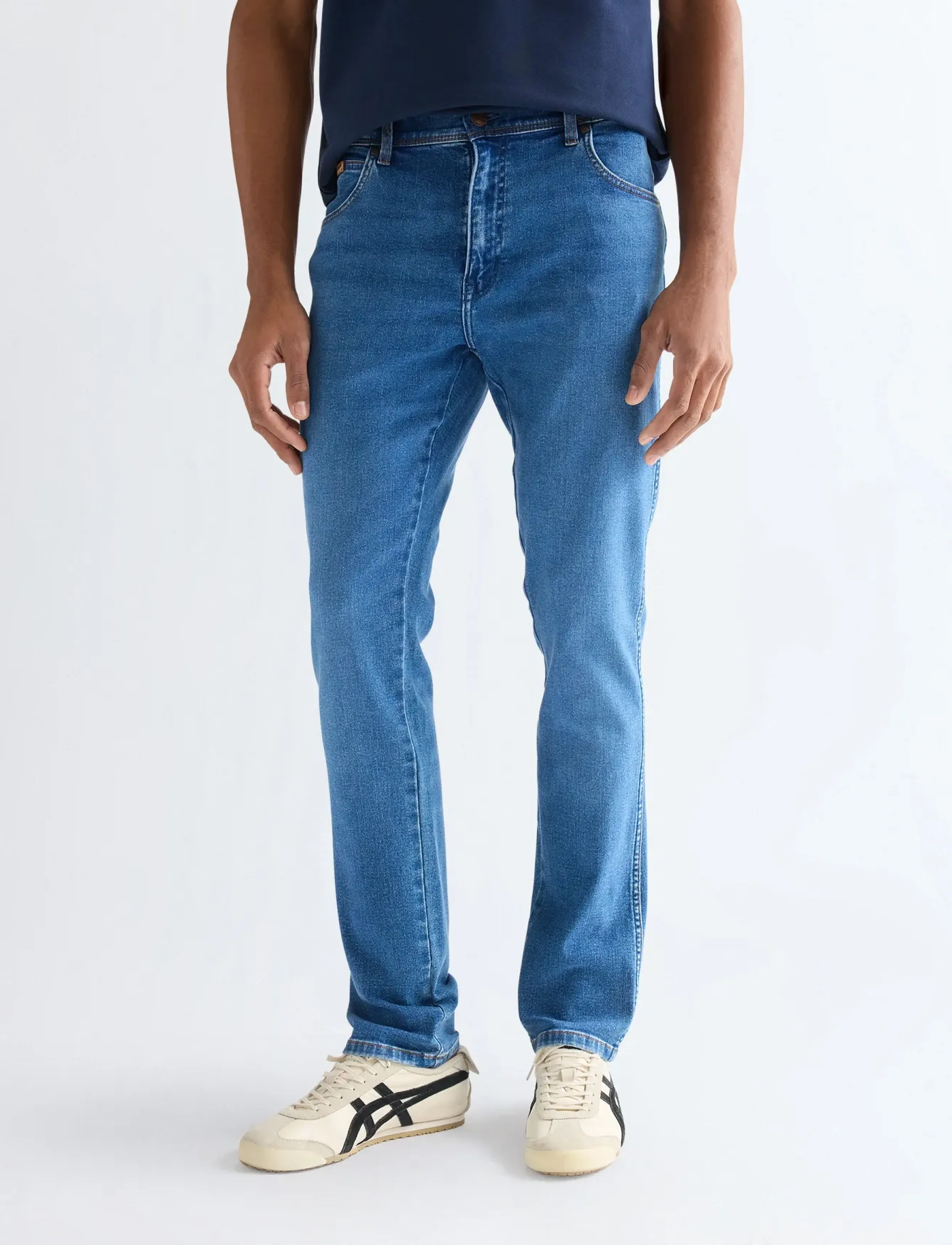 Wrangler Texas Slim, 32 x 32, Jeans, Blau - Männerswear