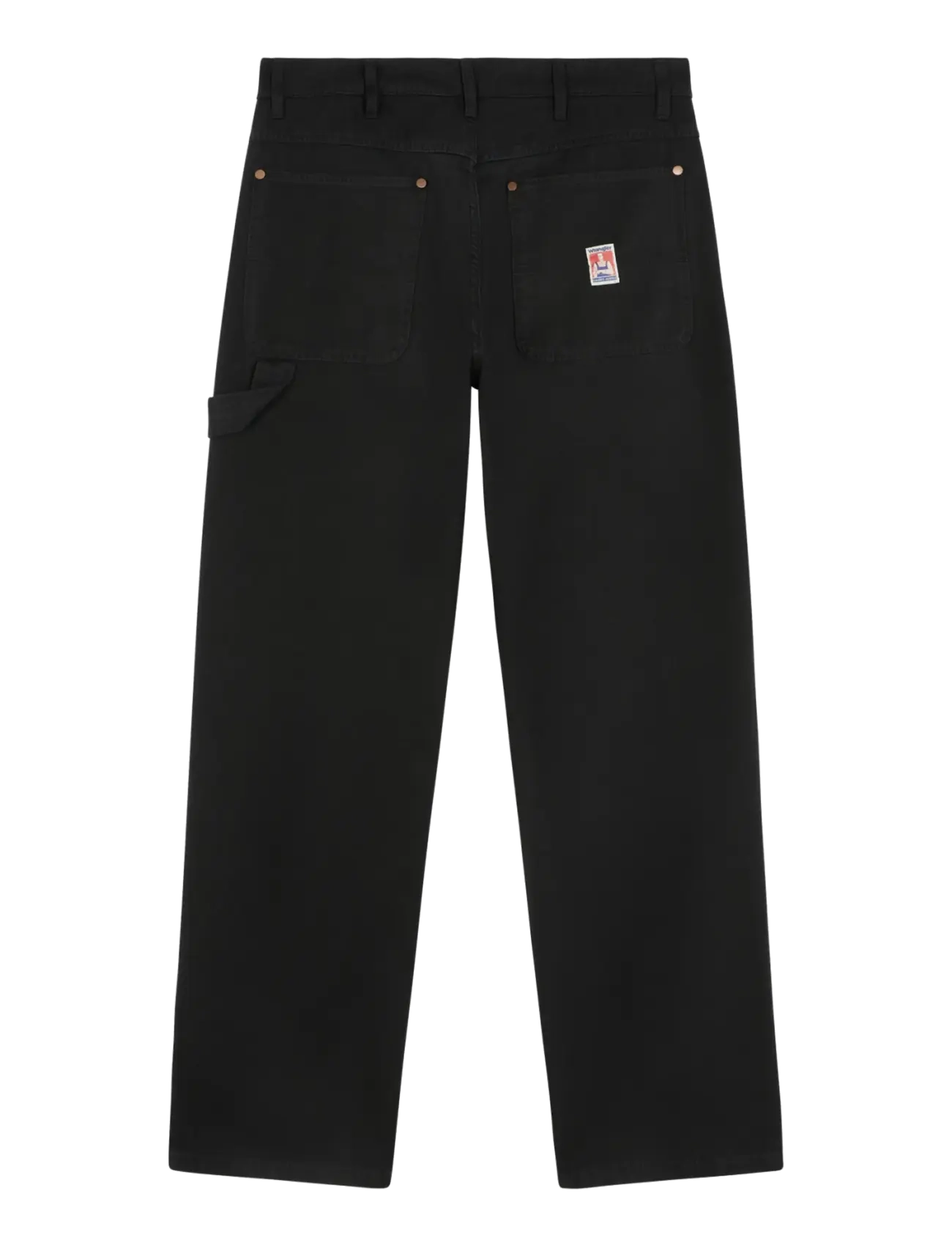 Wrangler - DOUBLE KNEE CARPENTER - loose jeans - jet black - 2