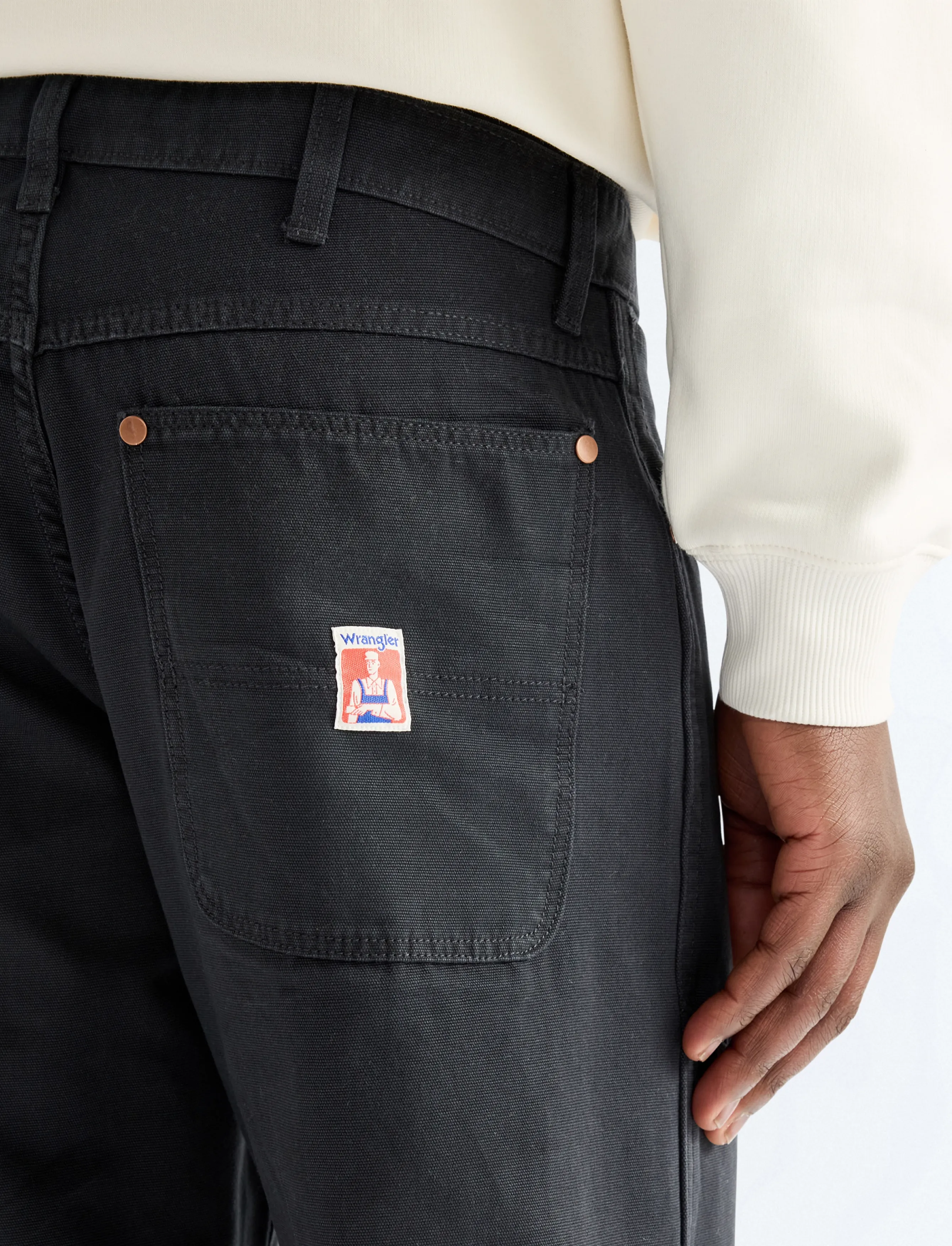 WRANGLER Double Knee Carpenter casual byxor herr – bild 5