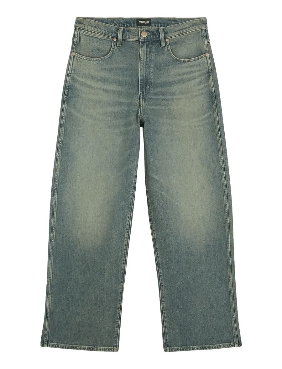 Wrangler - BAGGY - alt laienevad teksad - cool current - 1