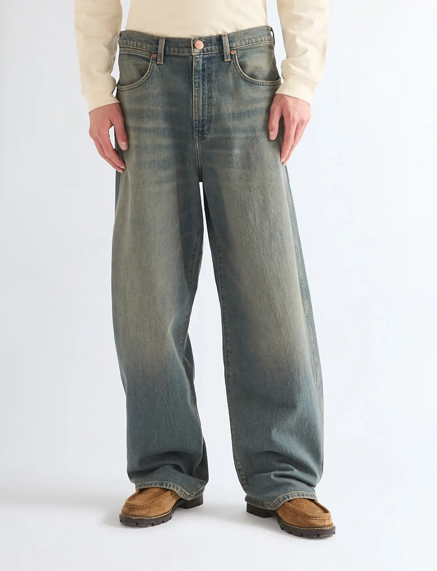 Wrangler - BAGGY - alt laienevad teksad - cool current - 0