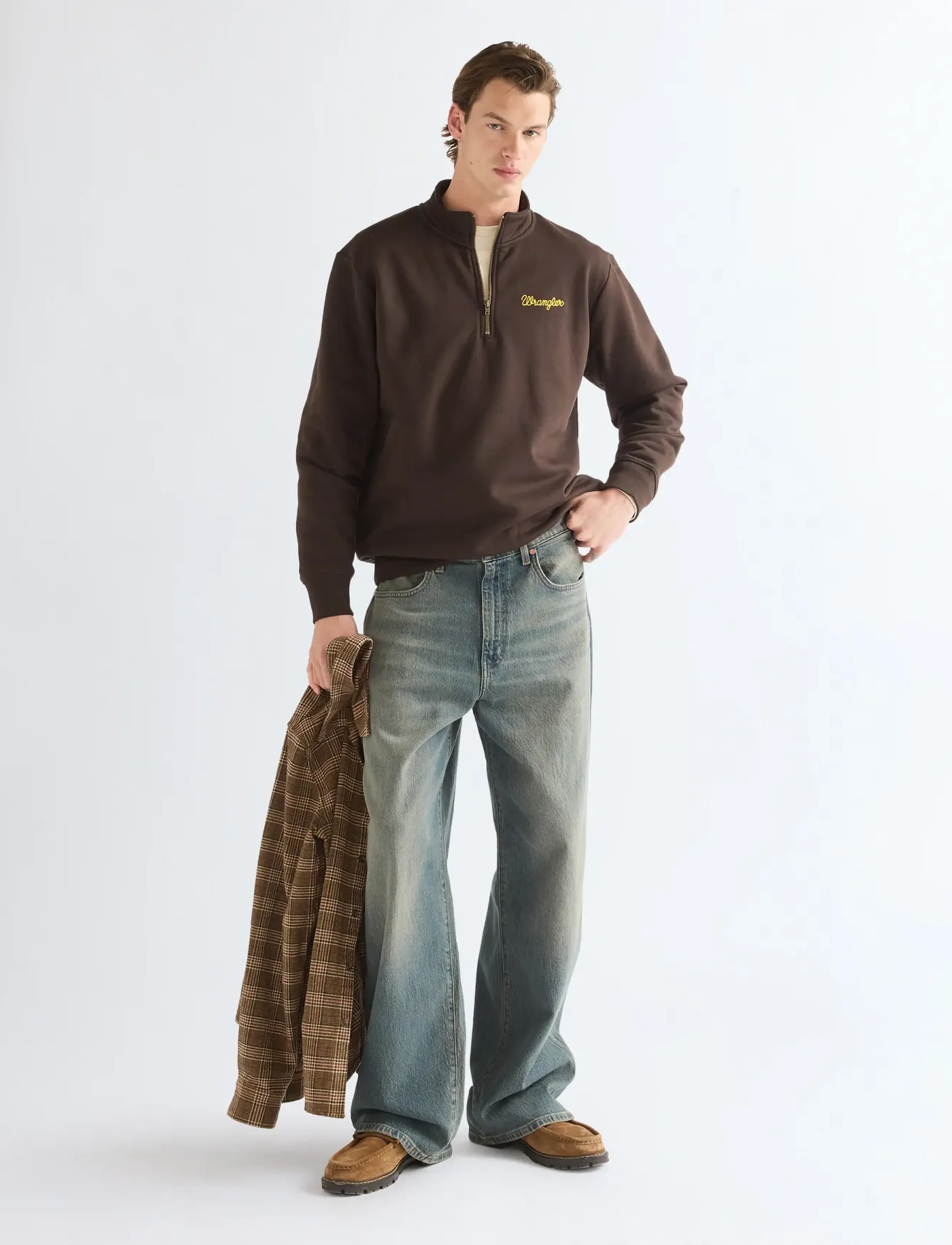 Wrangler - BAGGY - alt laienevad teksad - cool current - 3