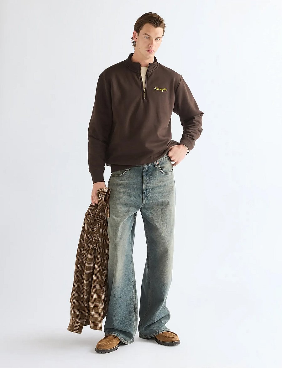 Wrangler - BAGGY - alt laienevad teksad - cool current - 3