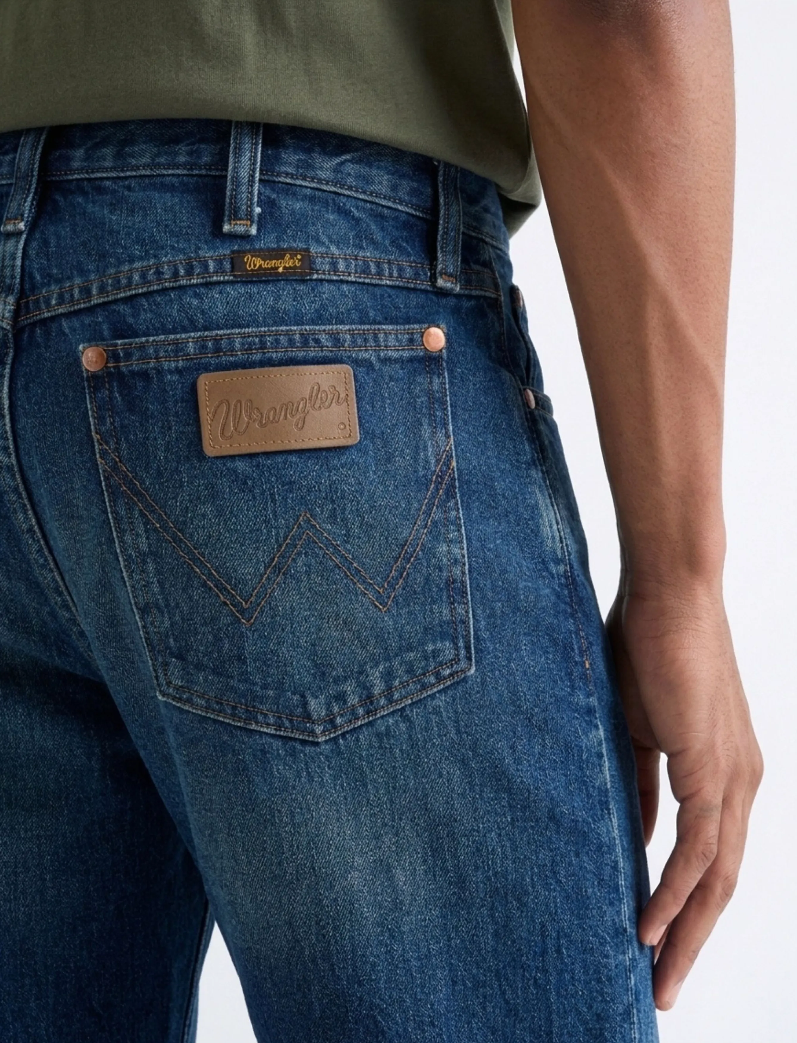 Wrangler - 13MWZ - klassikalised teksad - work wear fade - 5