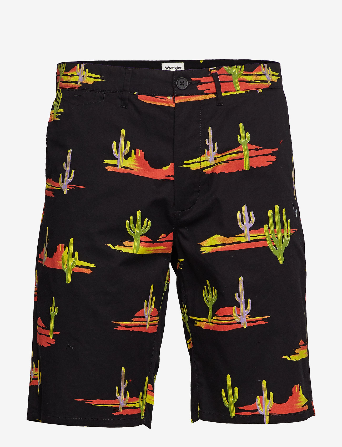 Wrangler - CHINO SHORT - faded black - 0