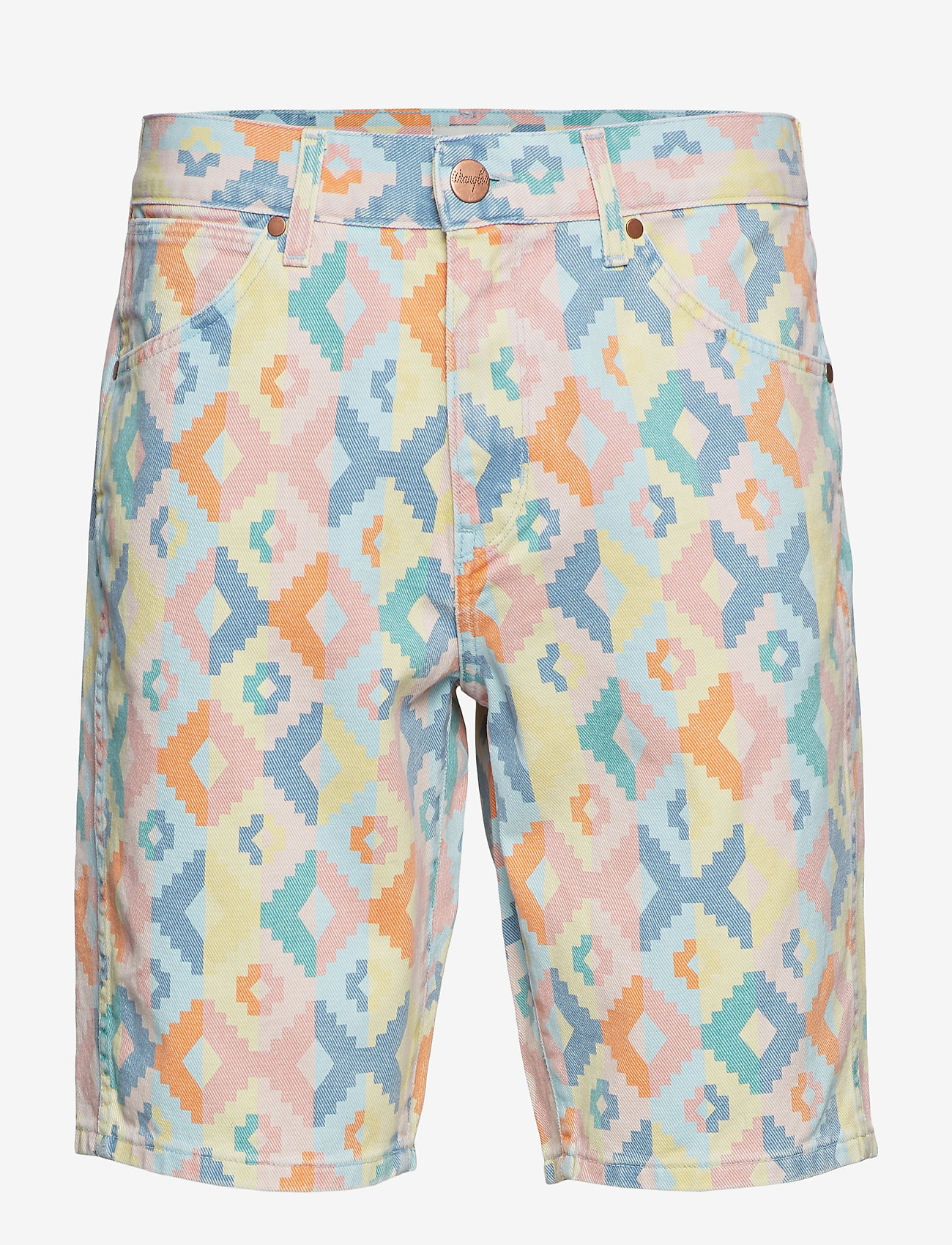 Wrangler - 5 POCKET SHORT - navajo print - 0