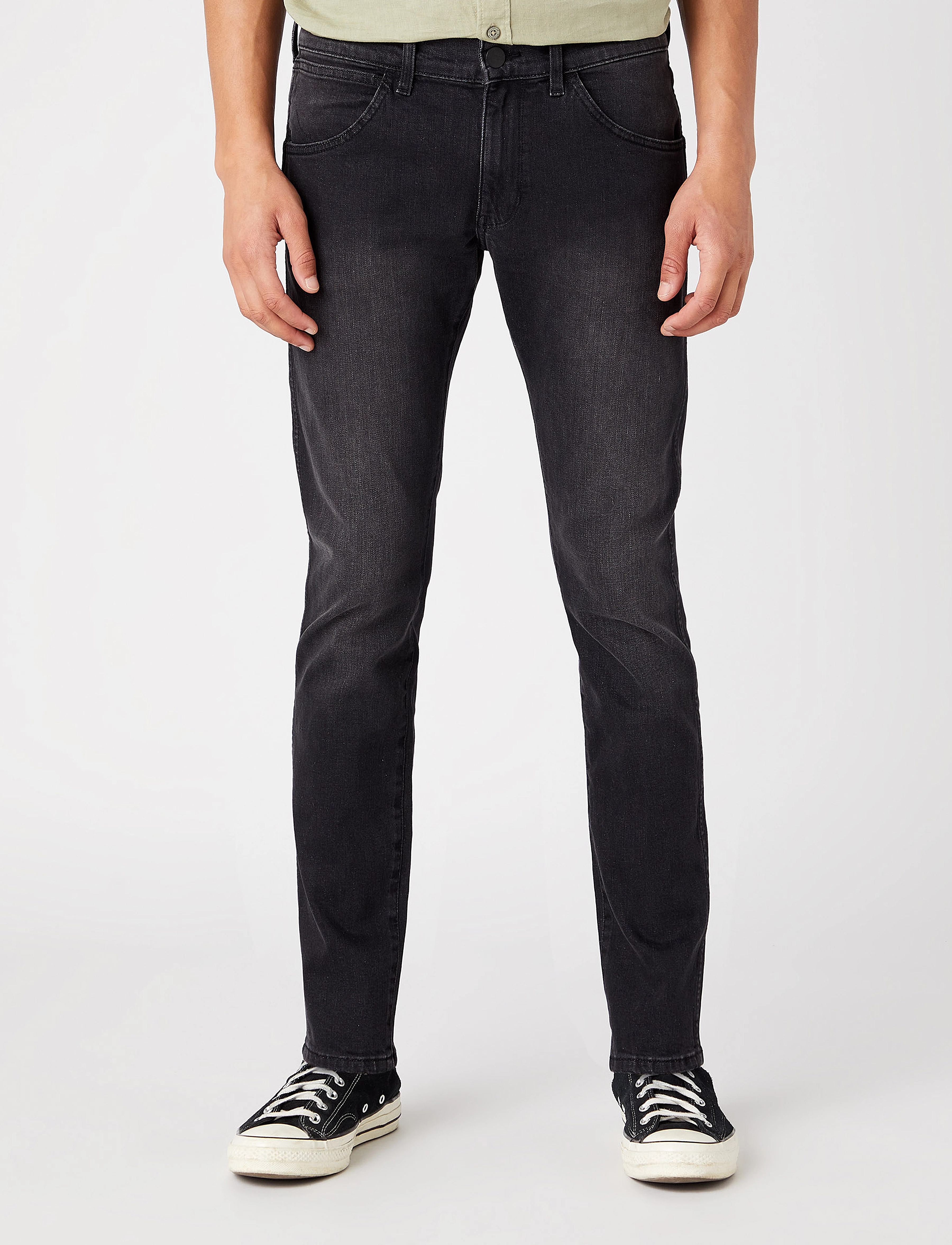 Wrangler Bryson, 28 x 34, Grey, Jeans > Skinny, Herre