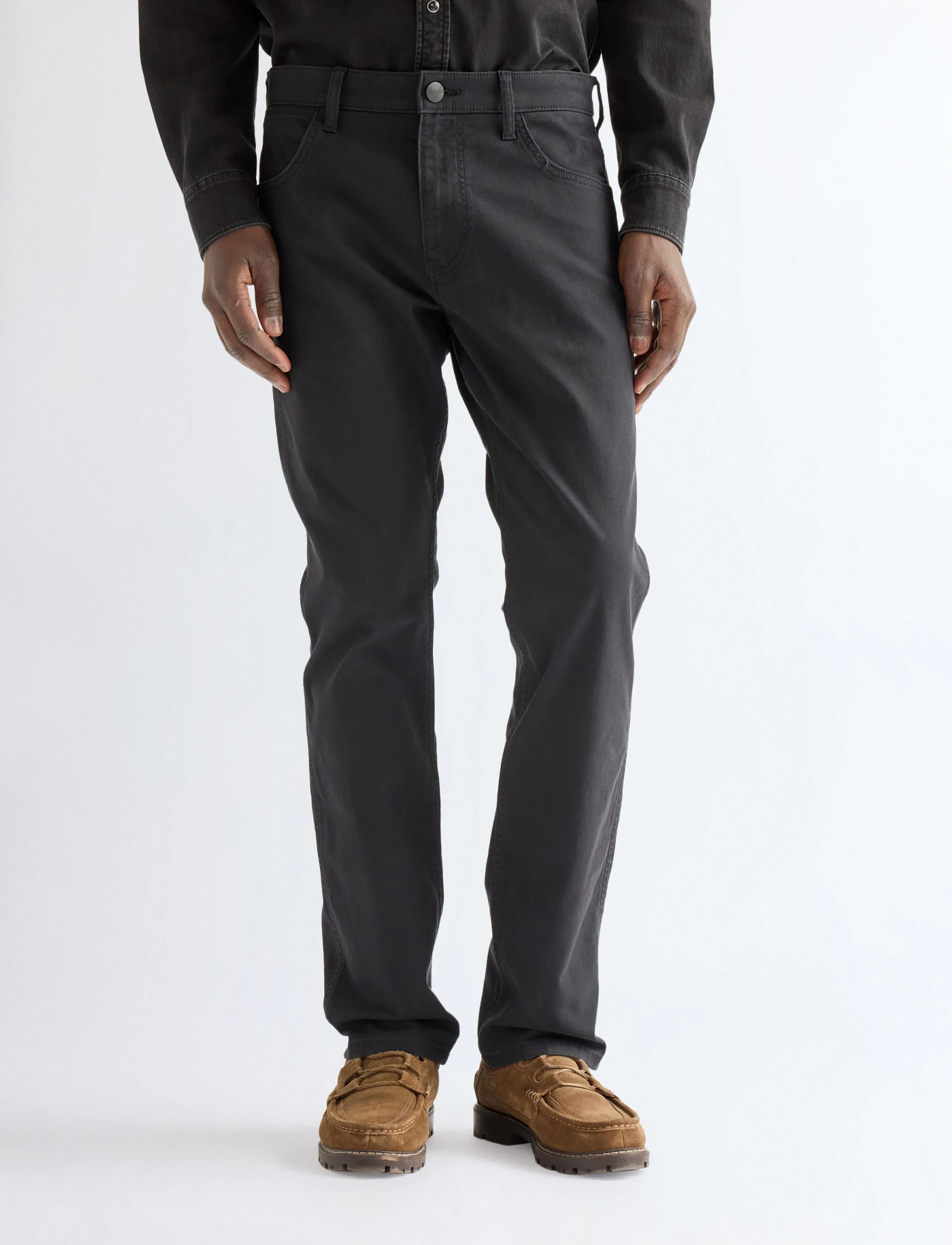 Wrangler GREENSBORO - Regular jeans - CAVIAR / black