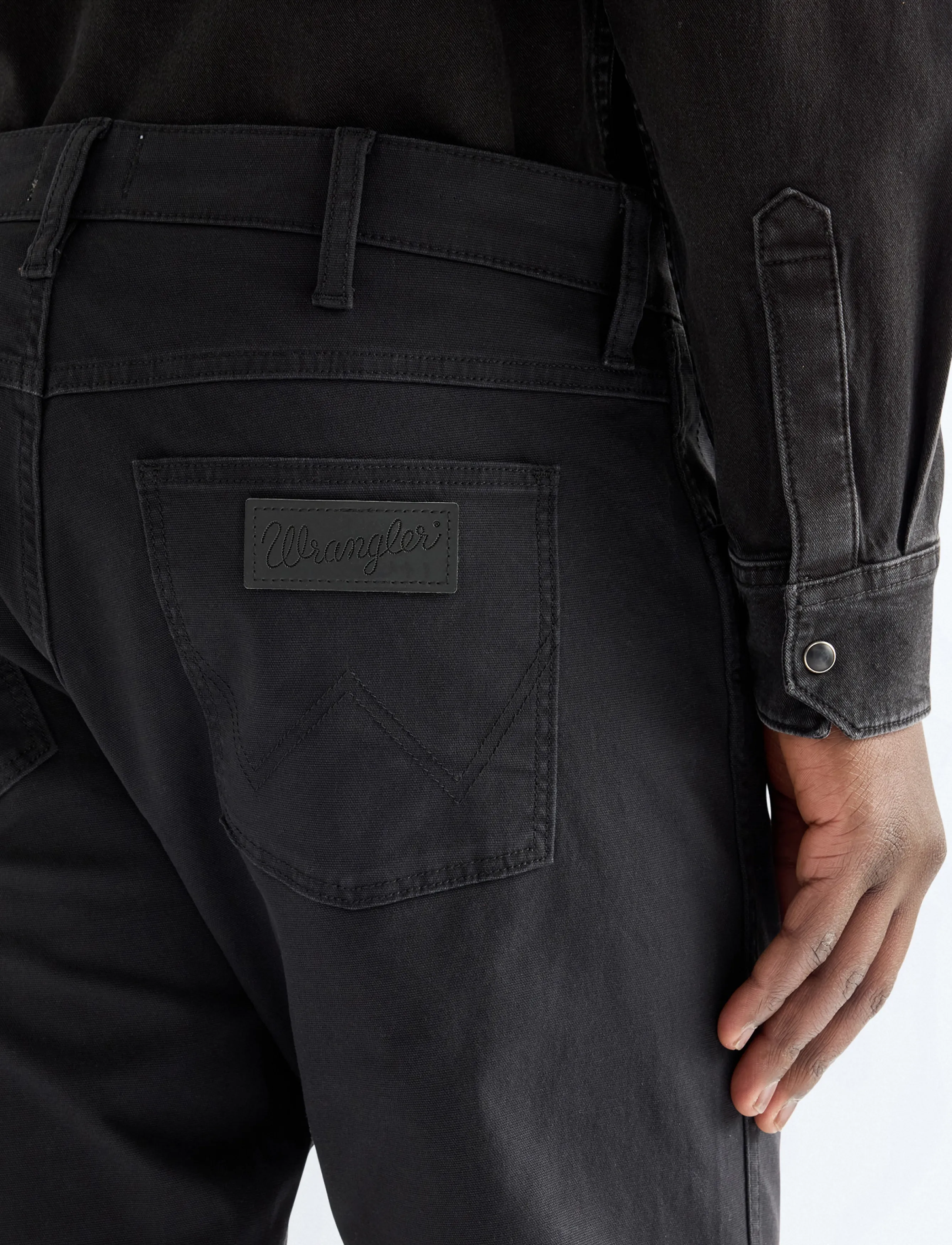 Wrangler - GREENSBORO - regular jeans - caviar - 5