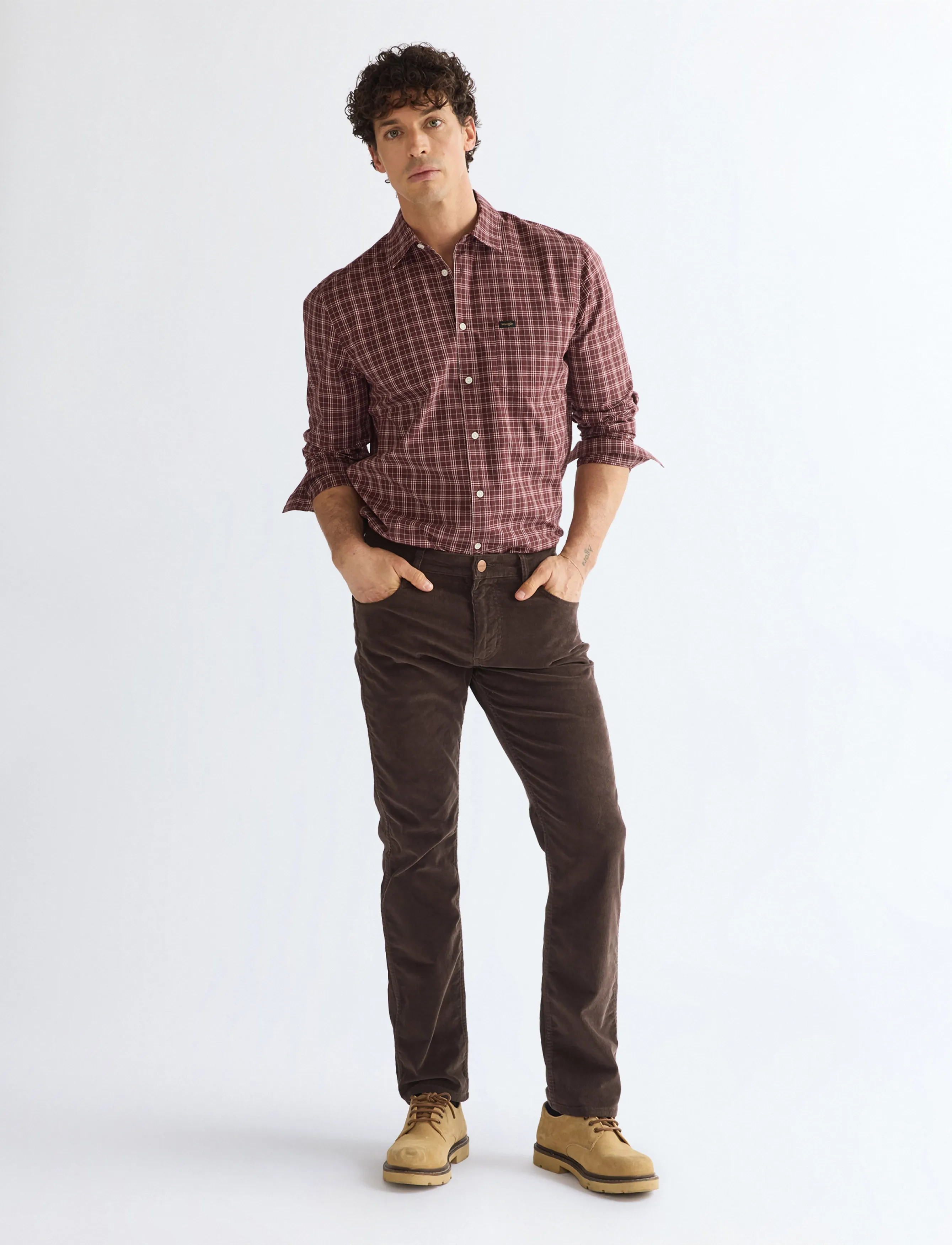 Wrangler - GREENSBORO - hosen & jeans - chocolate brown - 3