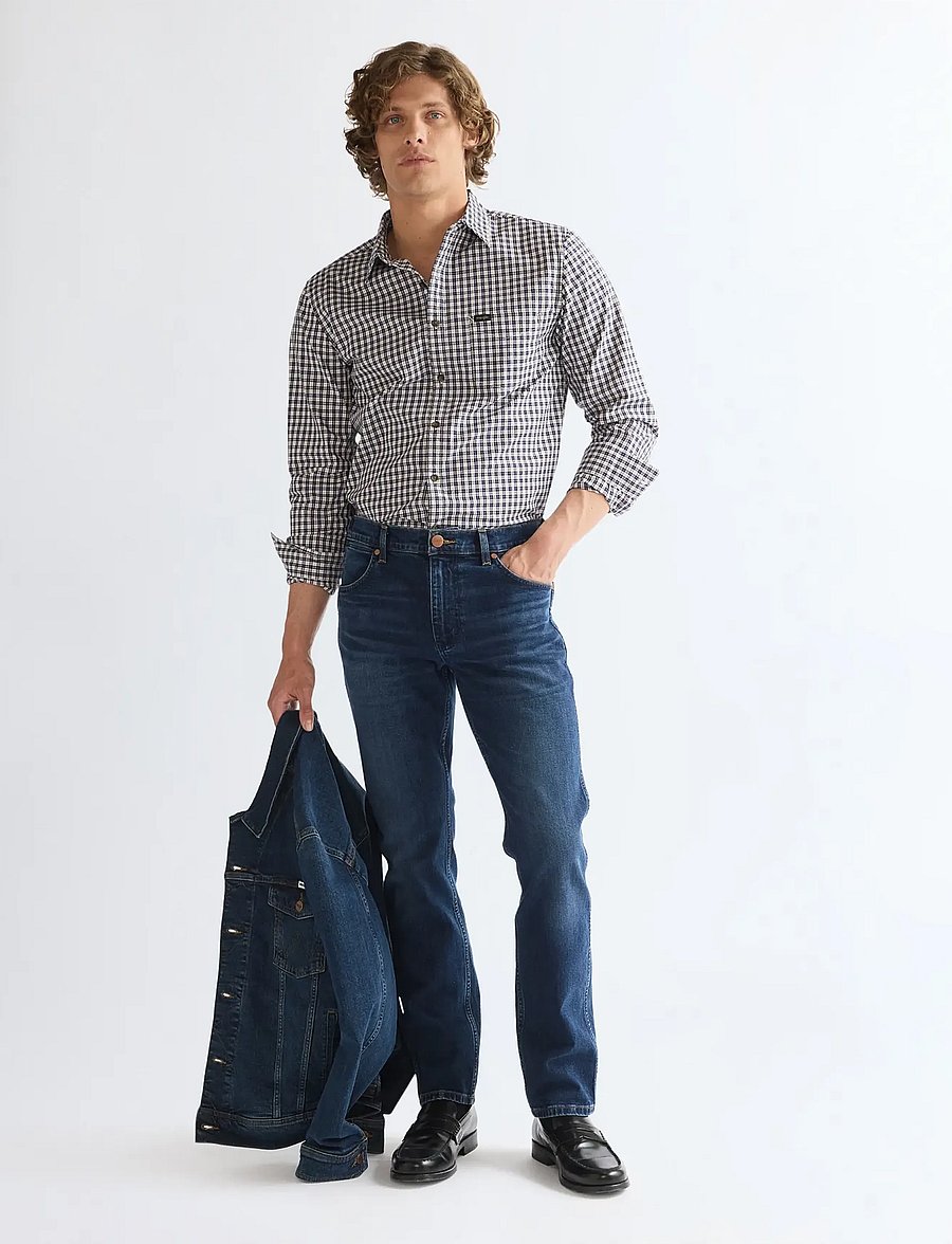 Wrangler - GREENSBORO - normale jeans - frozen night - 3