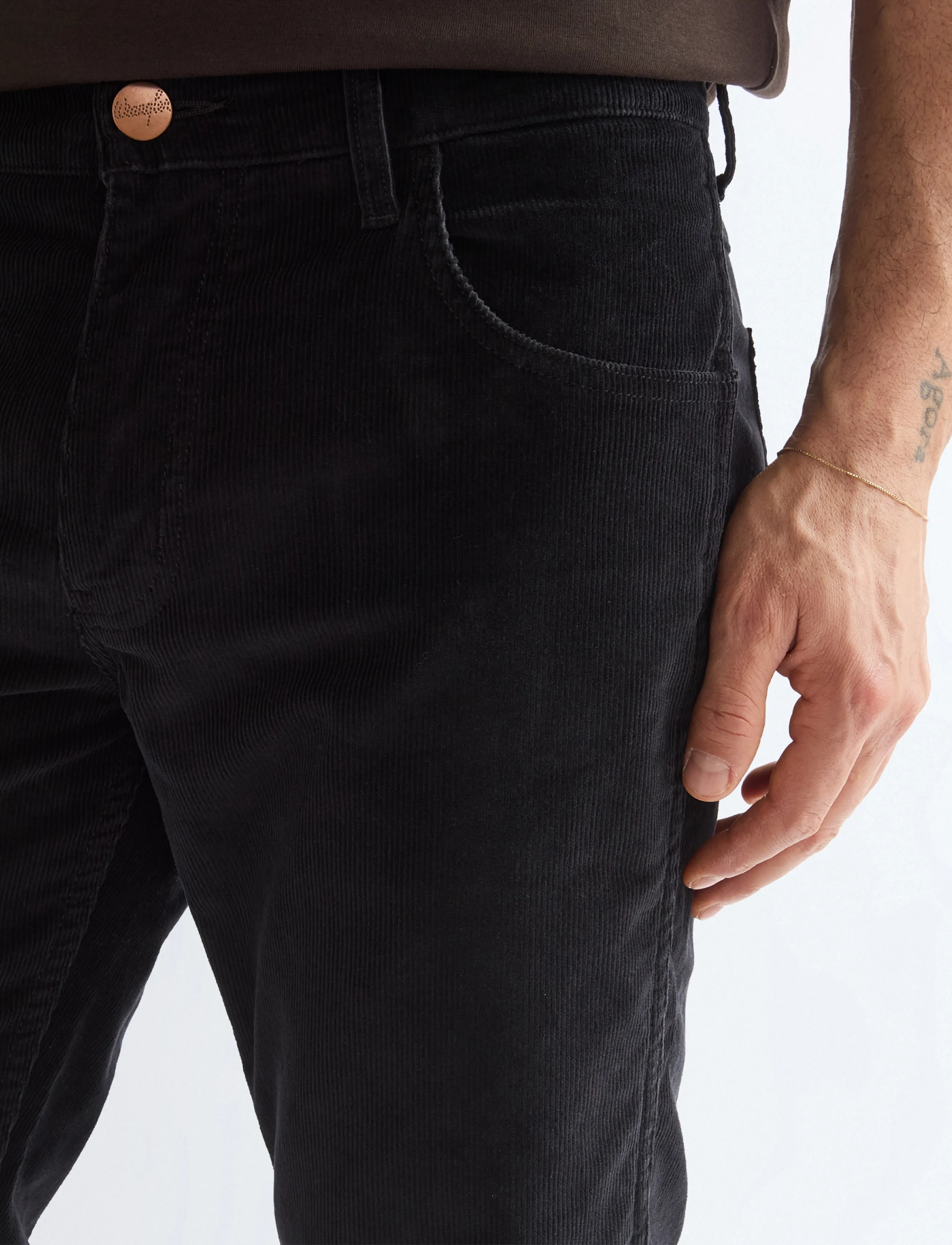 Wrangler - GREENSBORO - püksid & teksad - jet black - 5