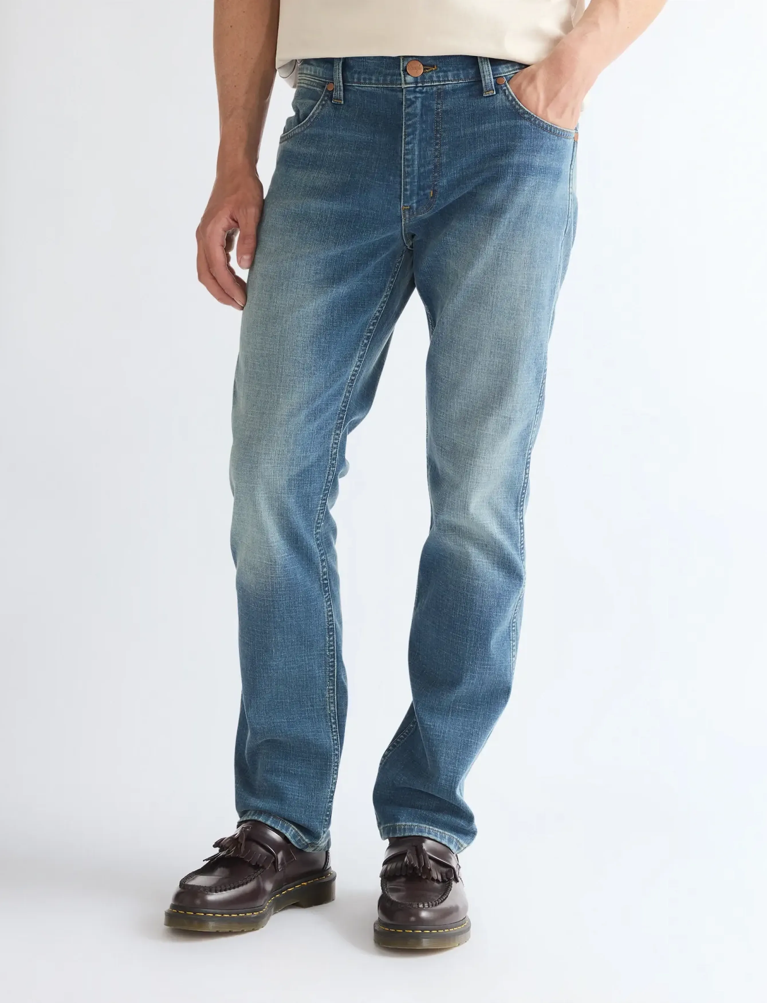 Wrangler - GREENSBORO - normale jeans - mist - 0