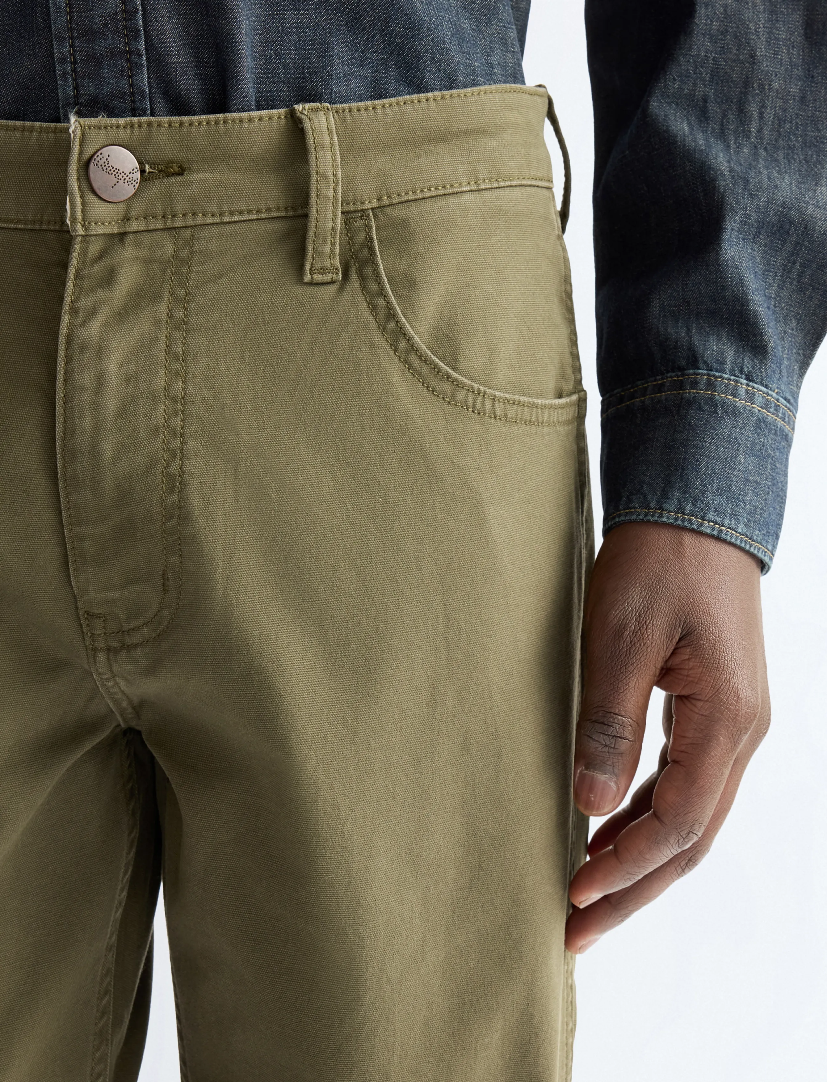 Wrangler - GREENSBORO - regular jeans - olive night - 5