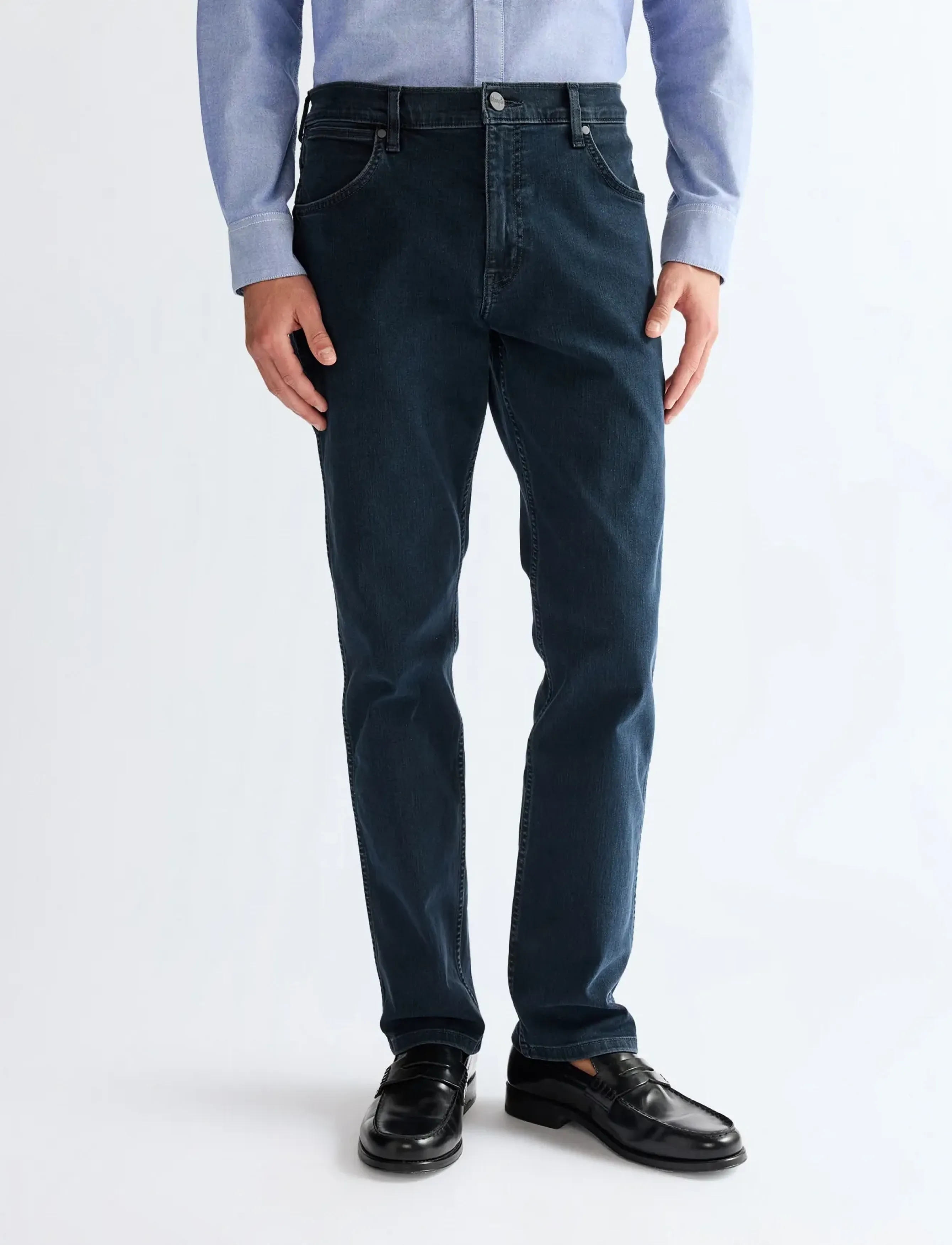 Wrangler Greensboro, 46 x 34, Blue, Jeans > Almindelige, Herre