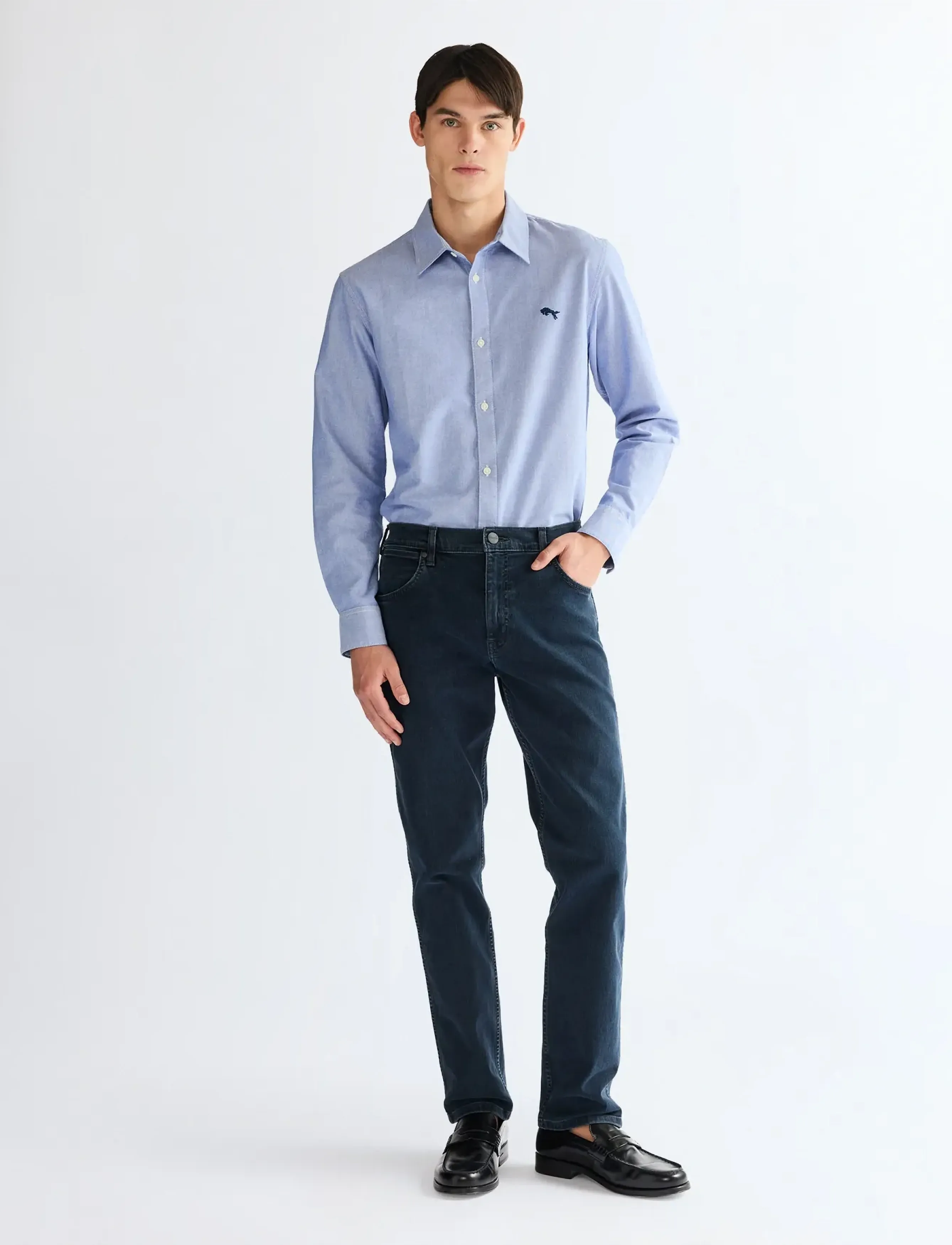 Wrangler - GREENSBORO - regular jeans - iron blue - 3