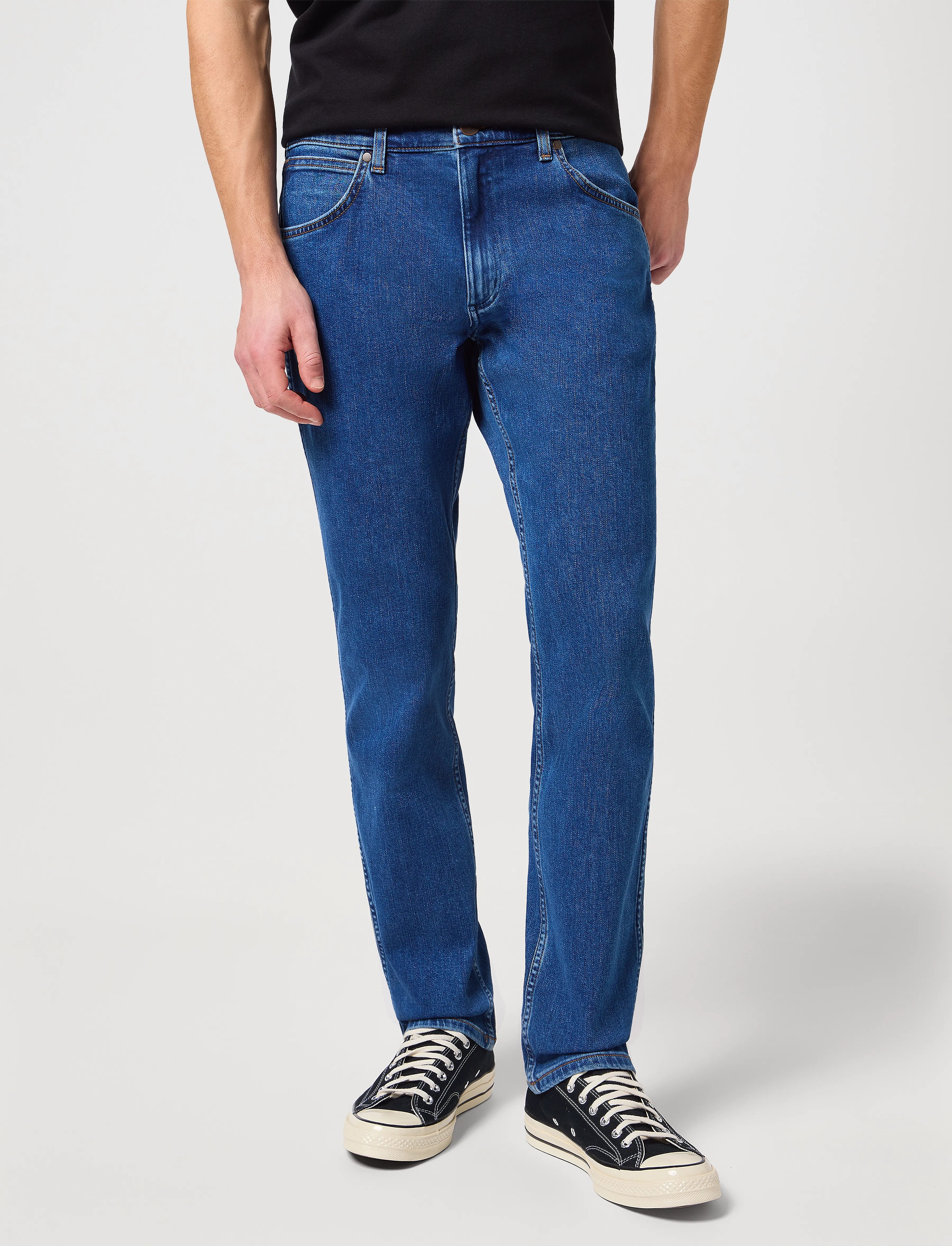 Wrangler Greensboro, 50 x 32, Blue, Jeans > Almindelige, Herre