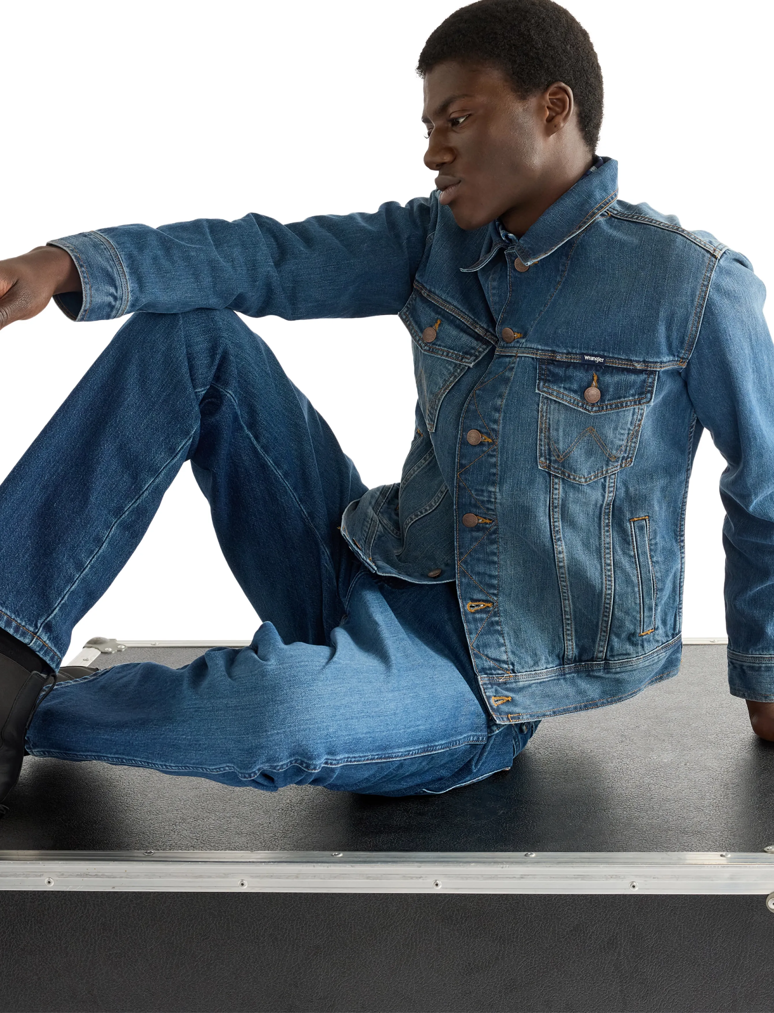 Wrangler FRONTIER - Tänavastiil - MORNING WASH / blue