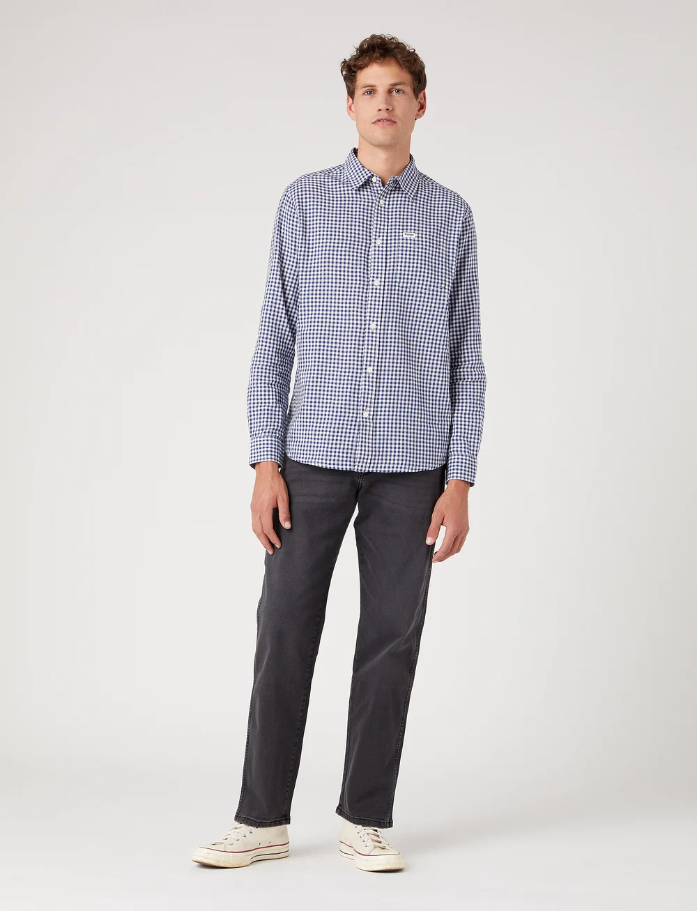 Wrangler - FRONTIER - loose jeans - black crow - 3