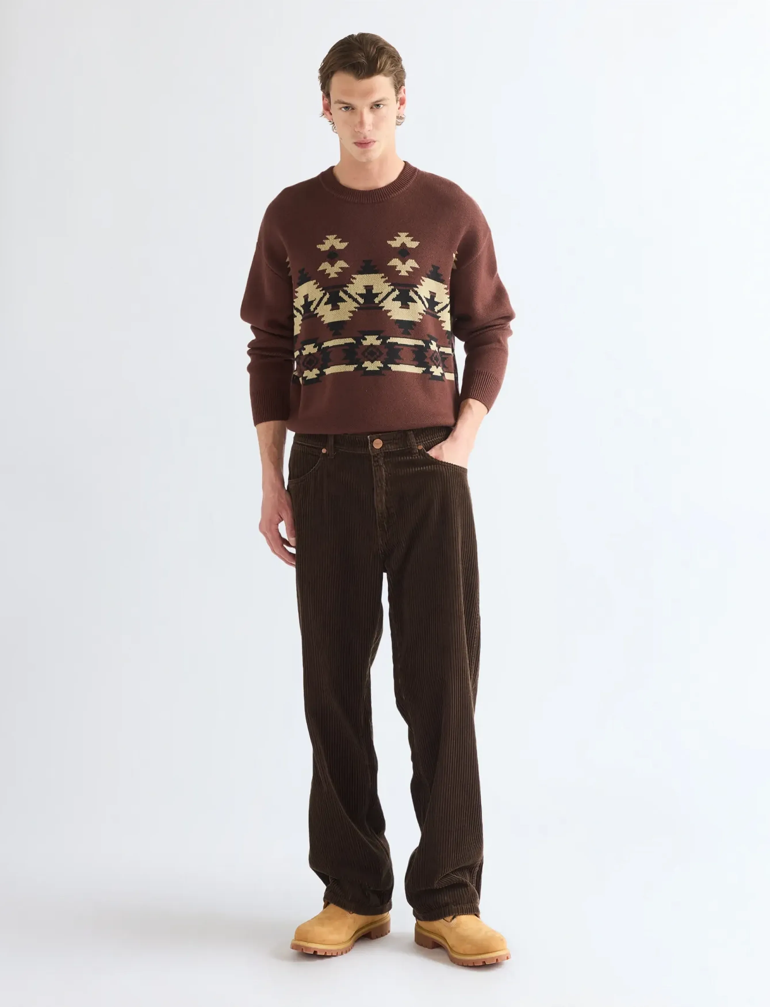 Wrangler - LOOSE STRAIGHT - loose jeans - coffee - 3