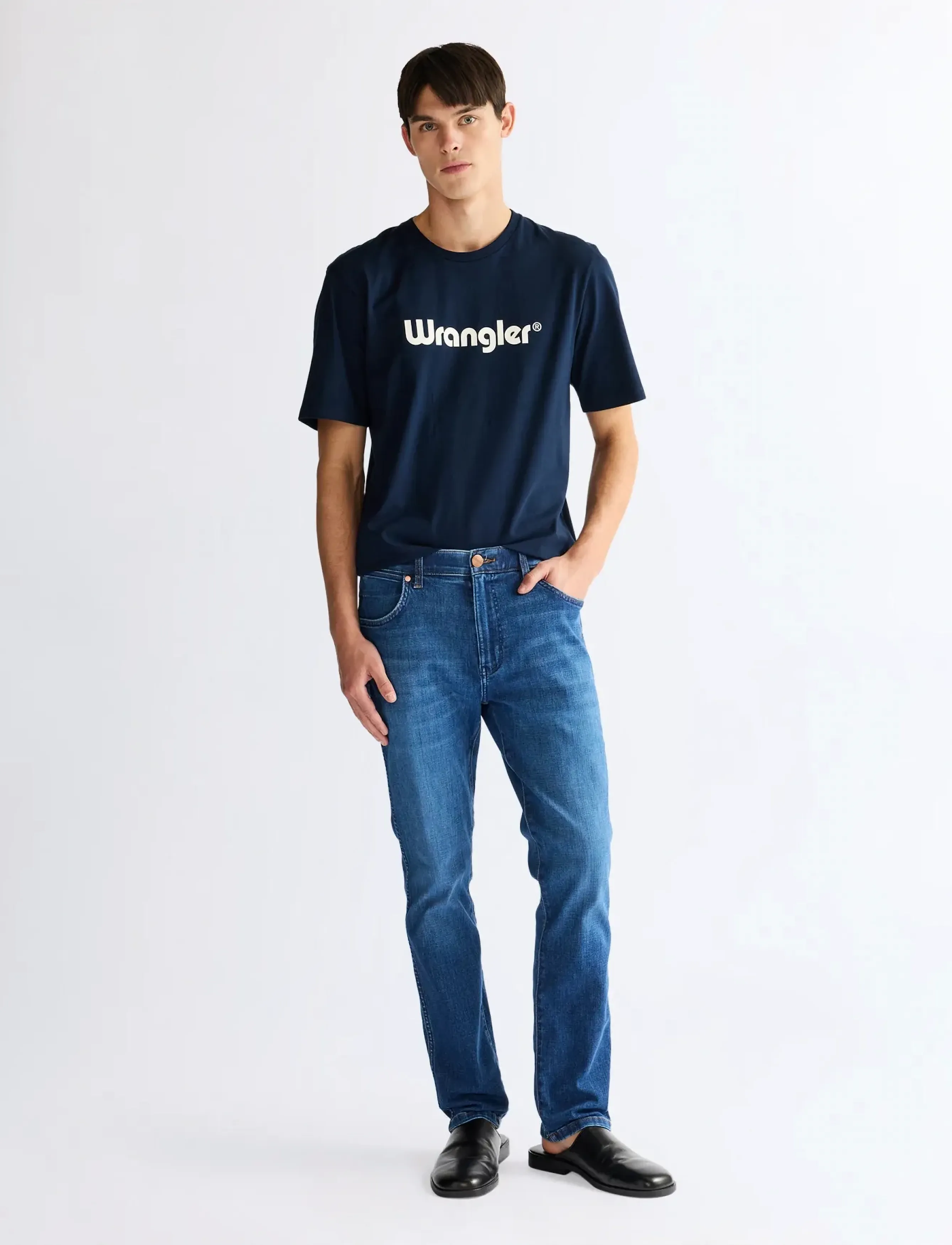 Wrangler - LARSTON - aptempti džinsai - dandelion summer - 3