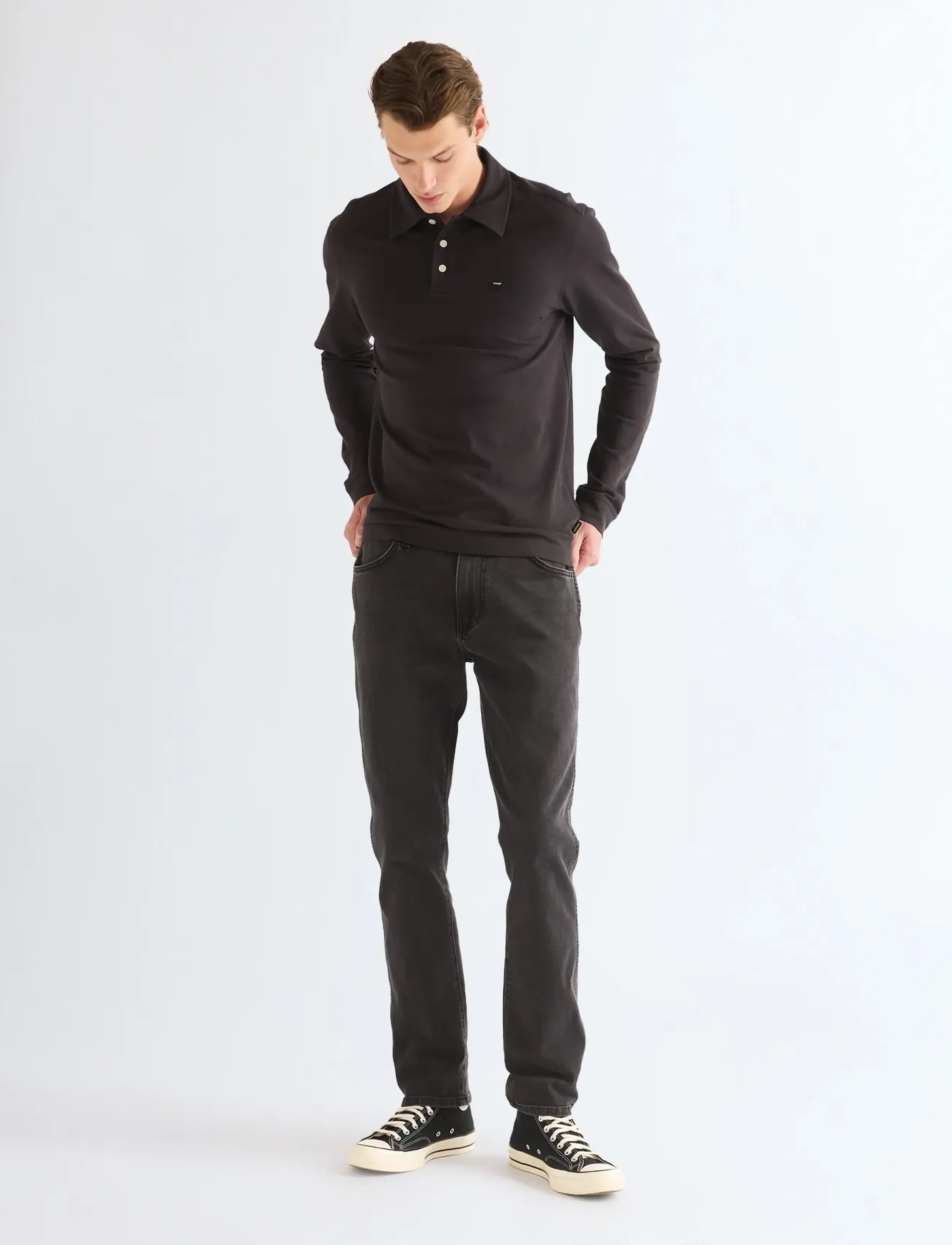 Wrangler - LARSTON - hosen & jeans - phantom - 3