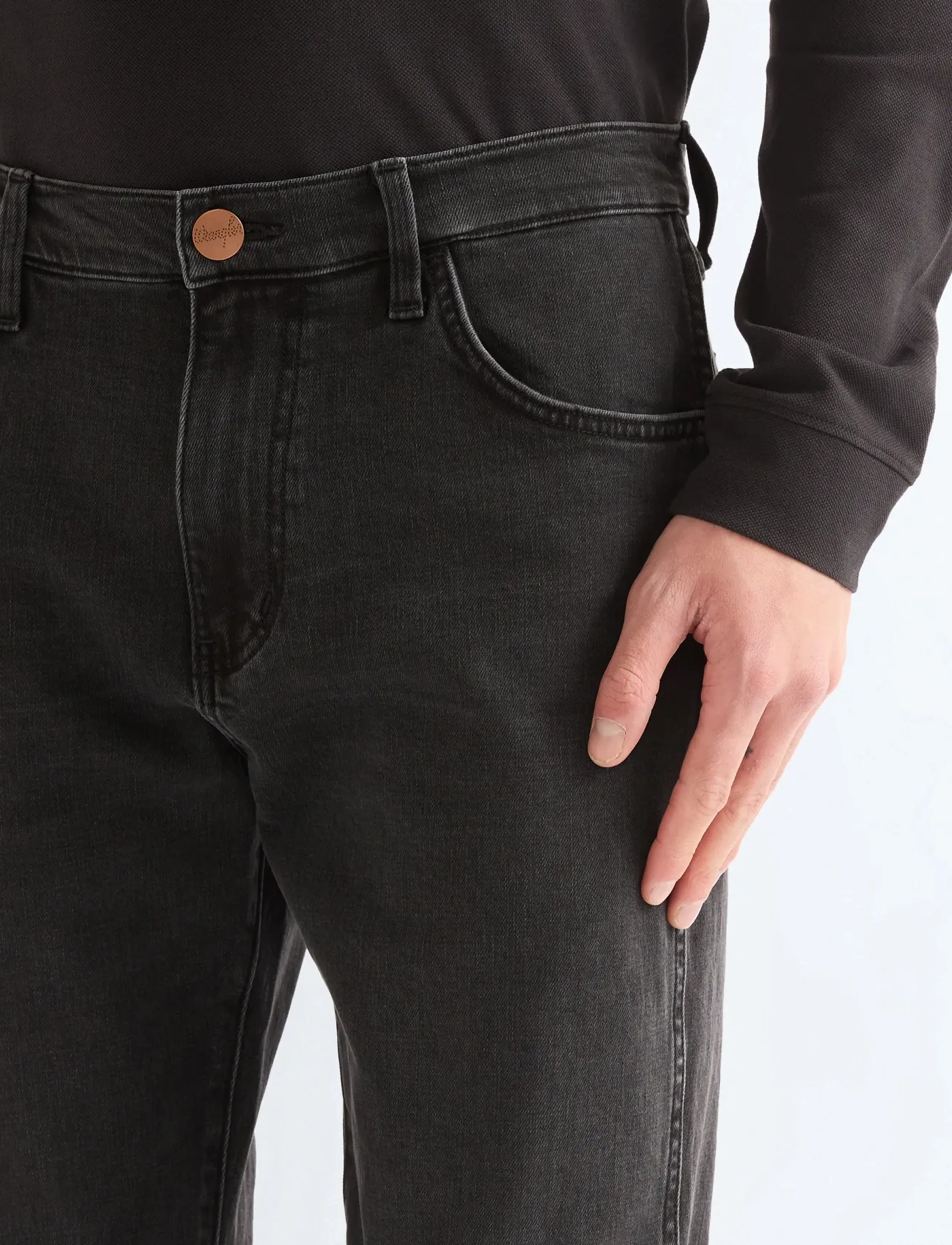 Wrangler - LARSTON - hosen & jeans - phantom - 5