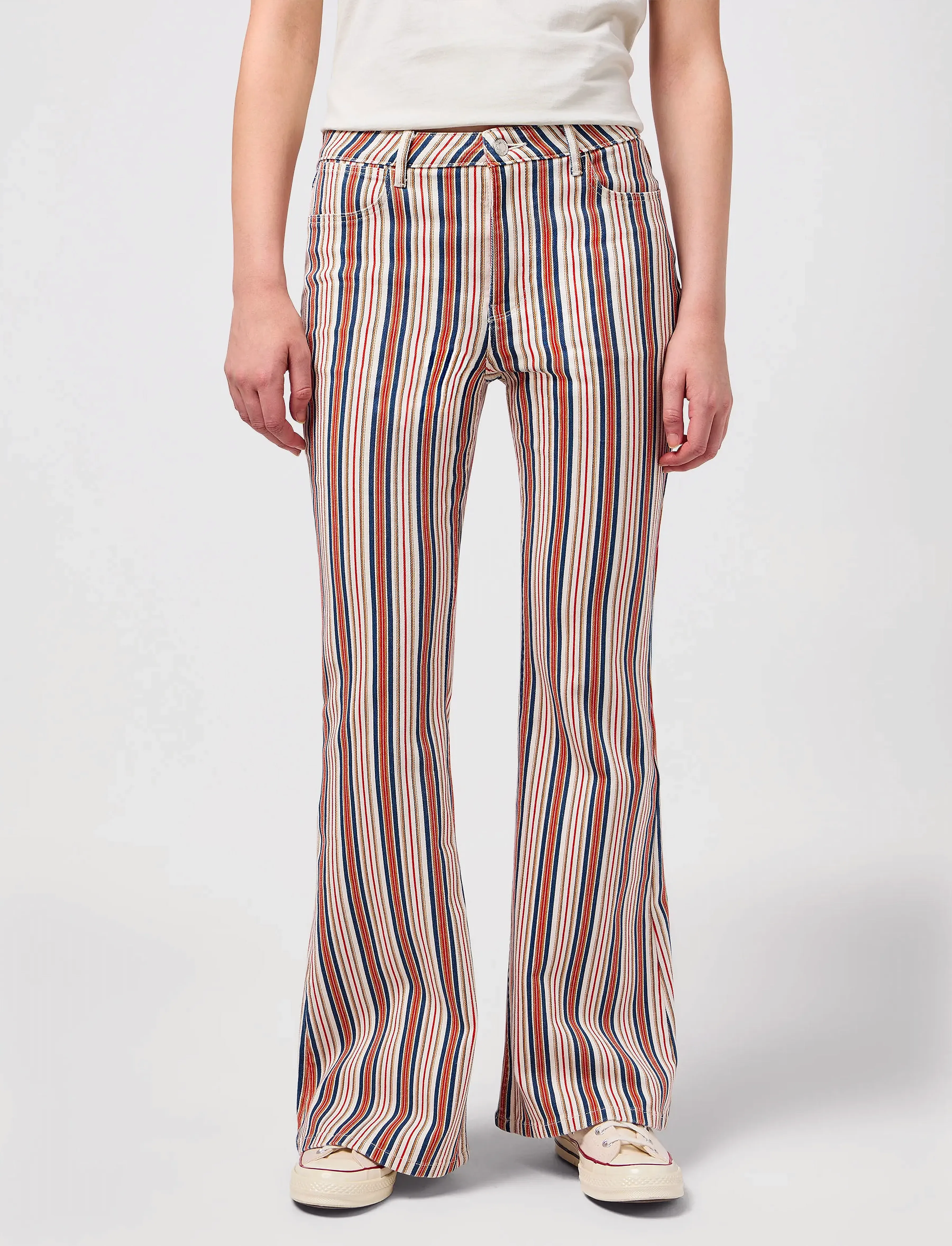 Wrangler FIERCE FLARE - Tøj - AMERICANA STRIPE / multi