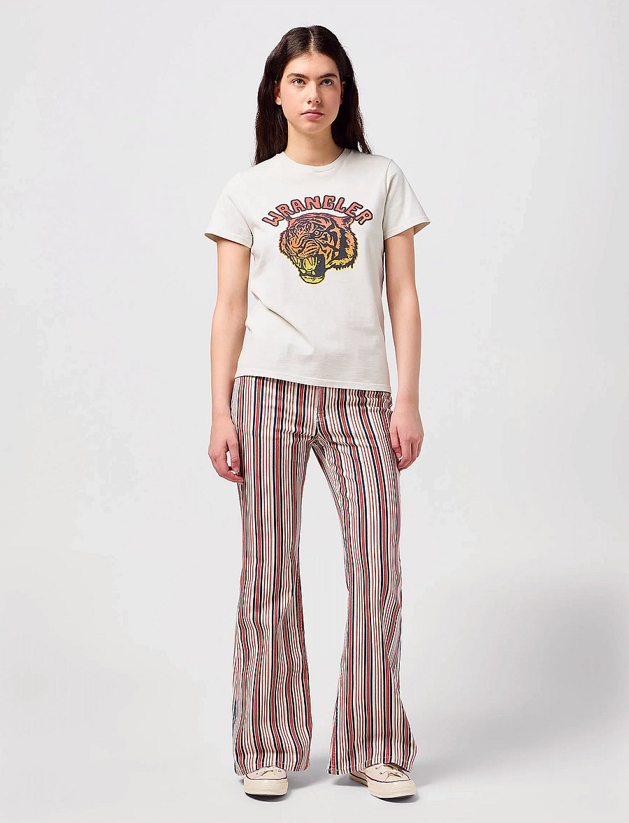 Wrangler - FIERCE FLARE - schlaghosen - americana stripe - 3