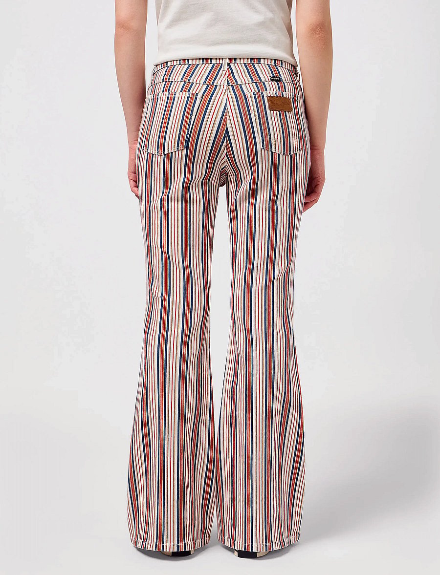 Wrangler - FIERCE FLARE - schlaghosen - americana stripe - 4