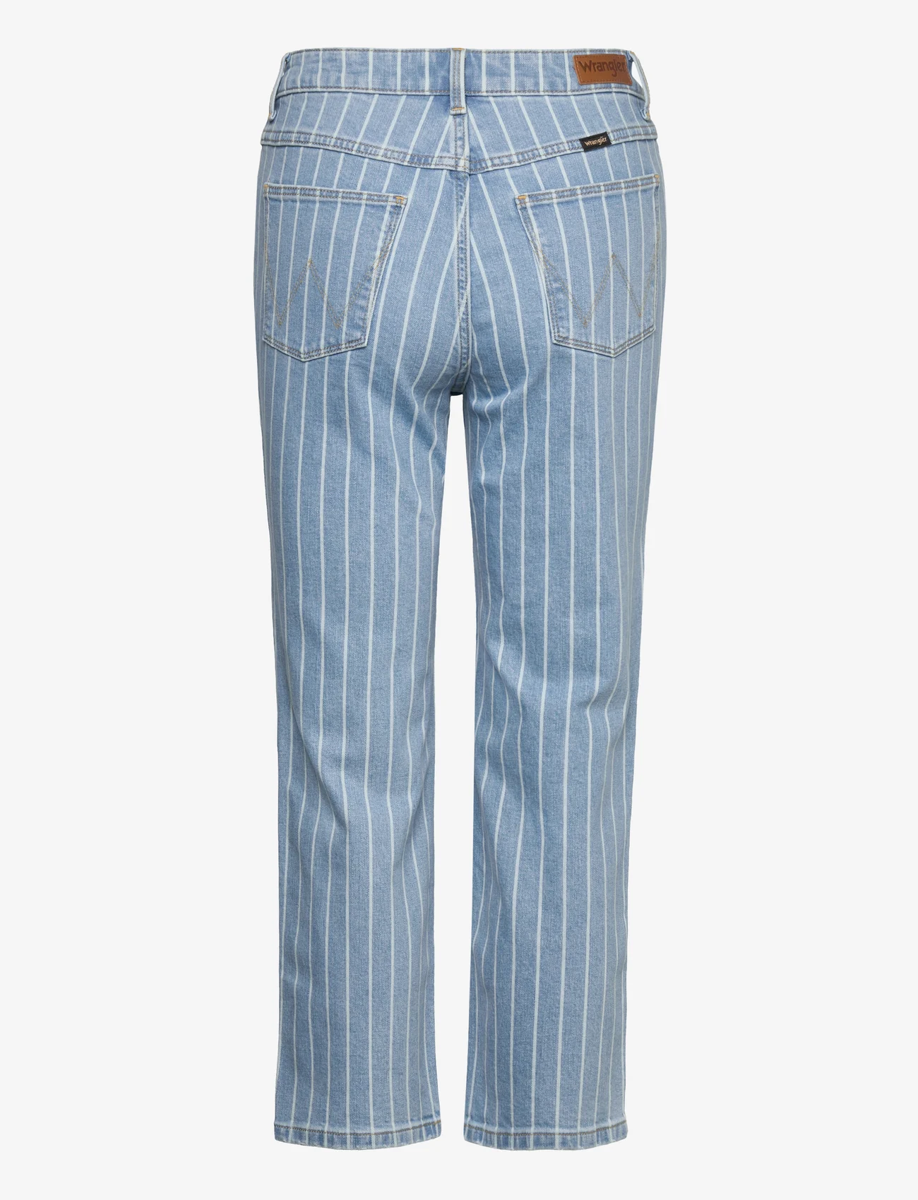 Wrangler - STRAIGHT CROP - raka jeans - stone stripe - 1