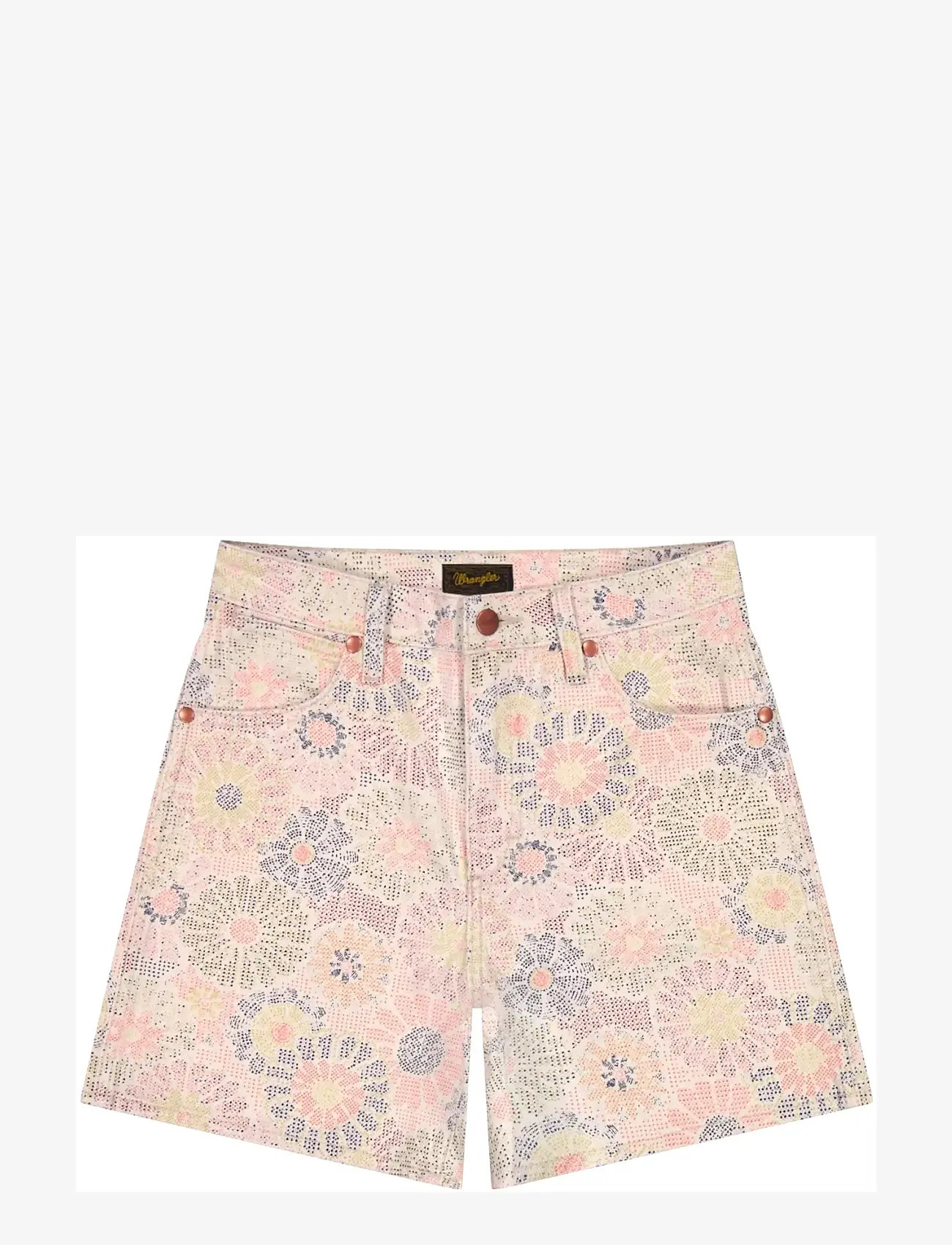Wrangler - COWBOY SHORT 5 INCH - lühikesed teksapüksid - firework floral - 1