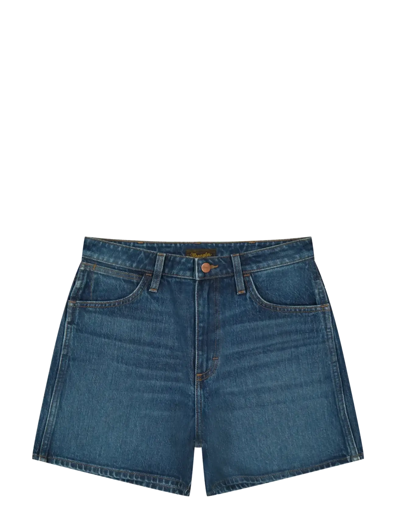 WRANGLER Cowboy Kurz 5 Inch Blau - 26x00 - Damen