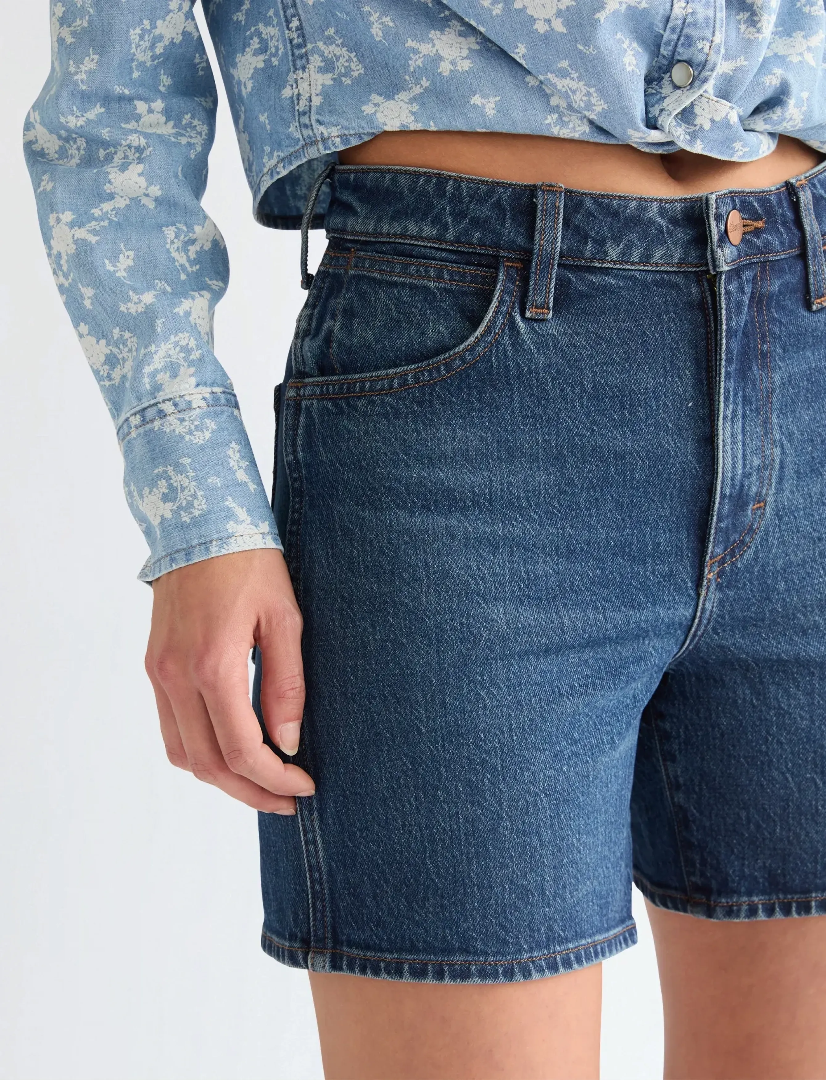 Wrangler - COWBOY SHORT 5 INCH - laveste priser - moondrop - 5