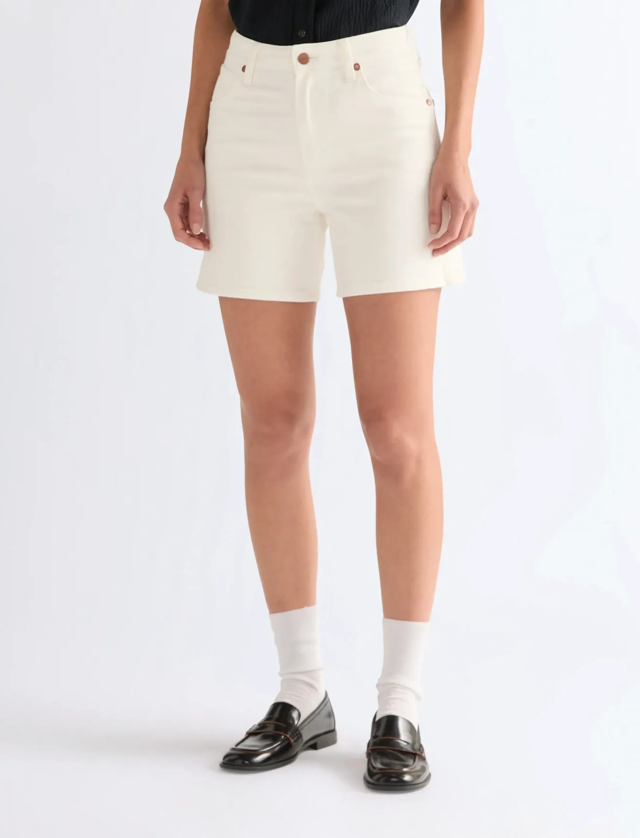 Wrangler COWBOY SHORT 5 INCH - Wrangler - SWAN / cream