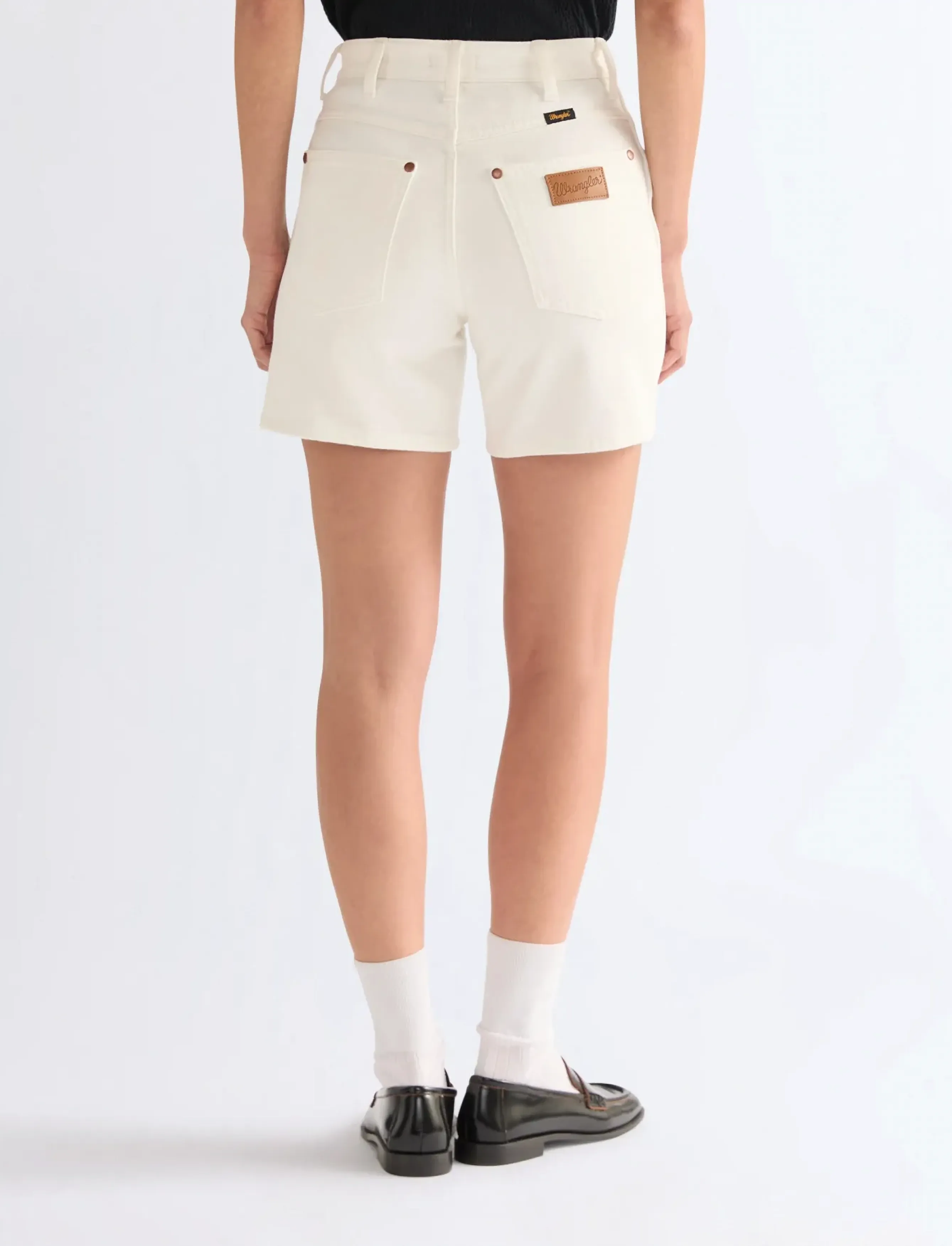 Wrangler - COWBOY SHORT 5 INCH - laveste priser - swan - 3