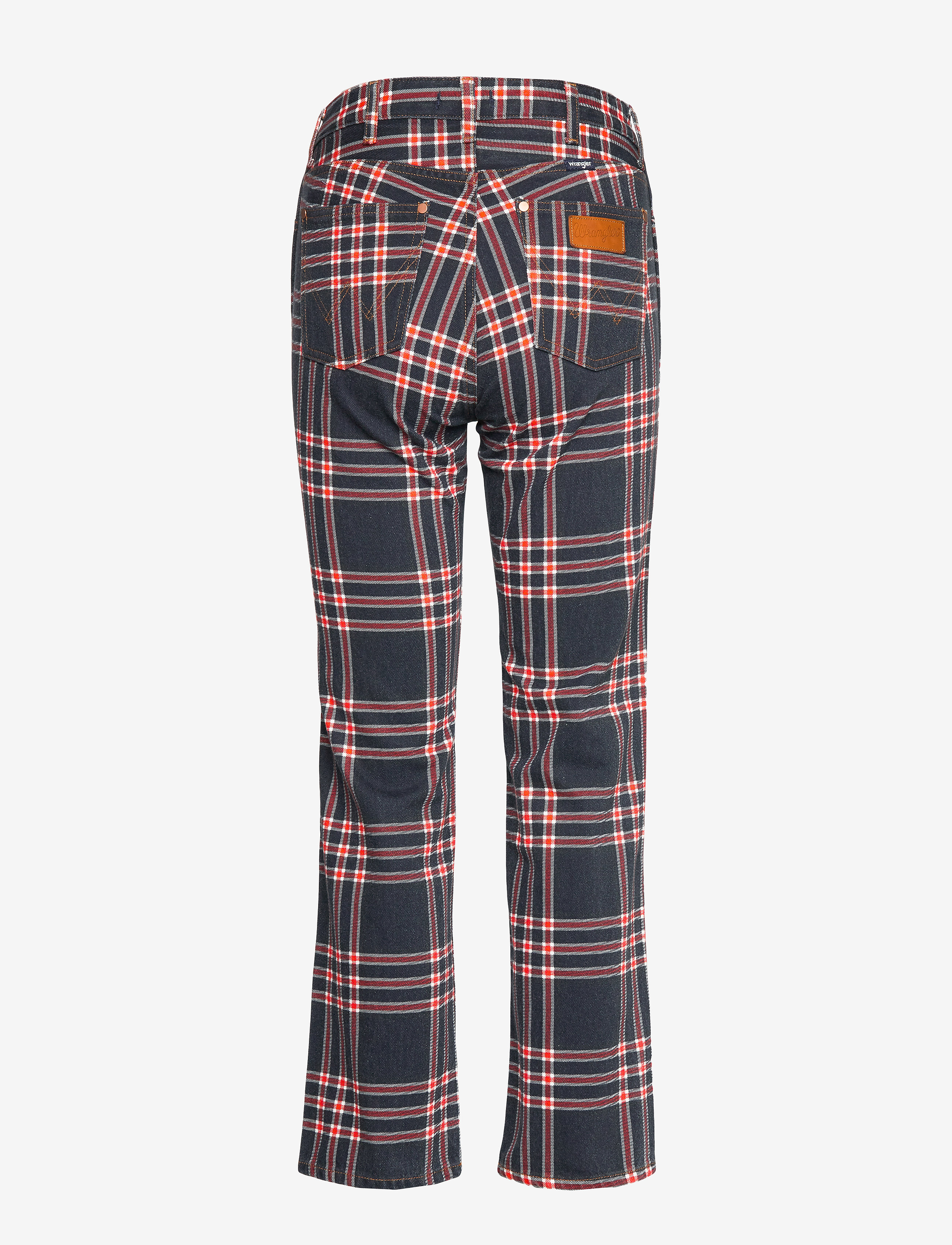 Wrangler - THE RETRO - straight jeans - indigo check - 1