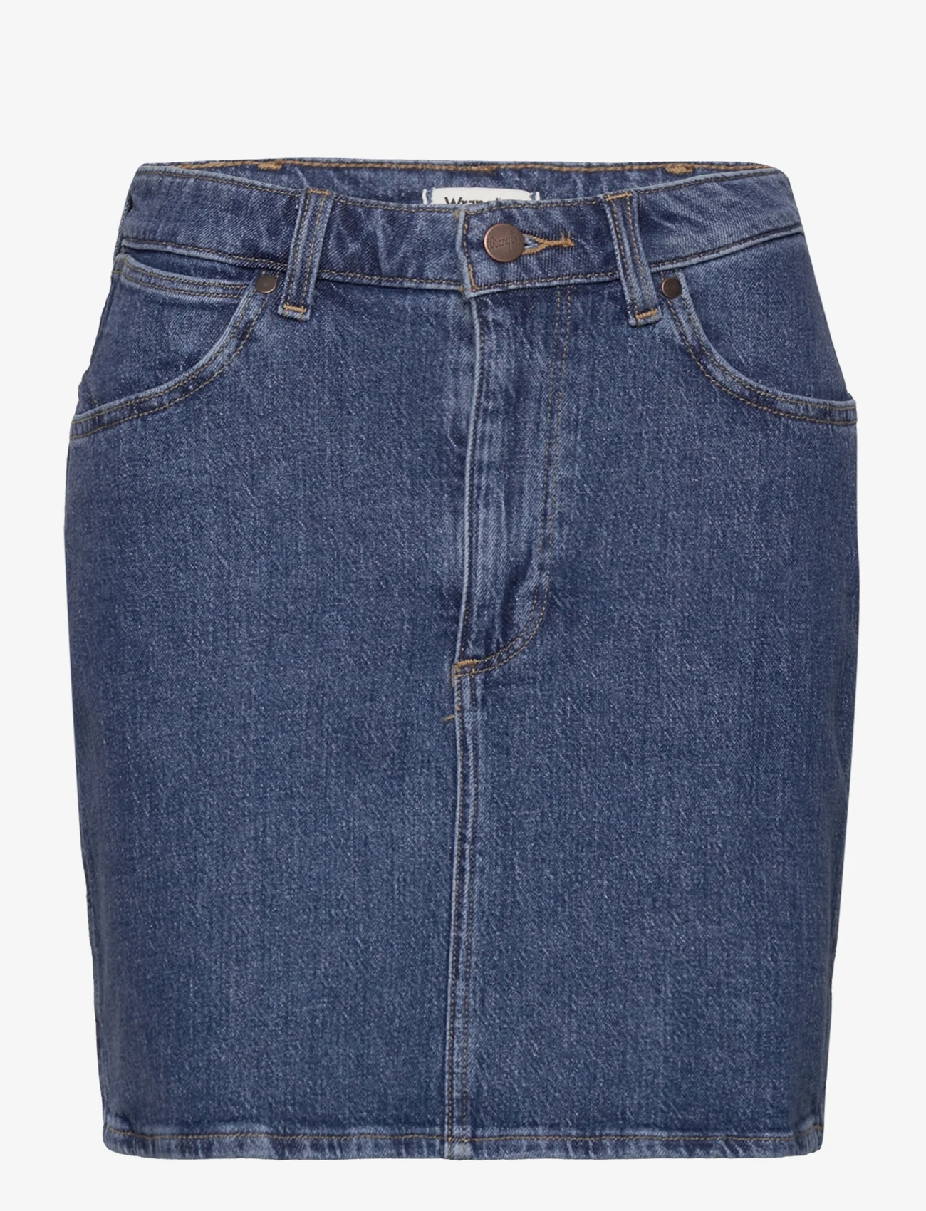 Wrangler - MOM SKIRT - jeansowe spódnice - chase - 0