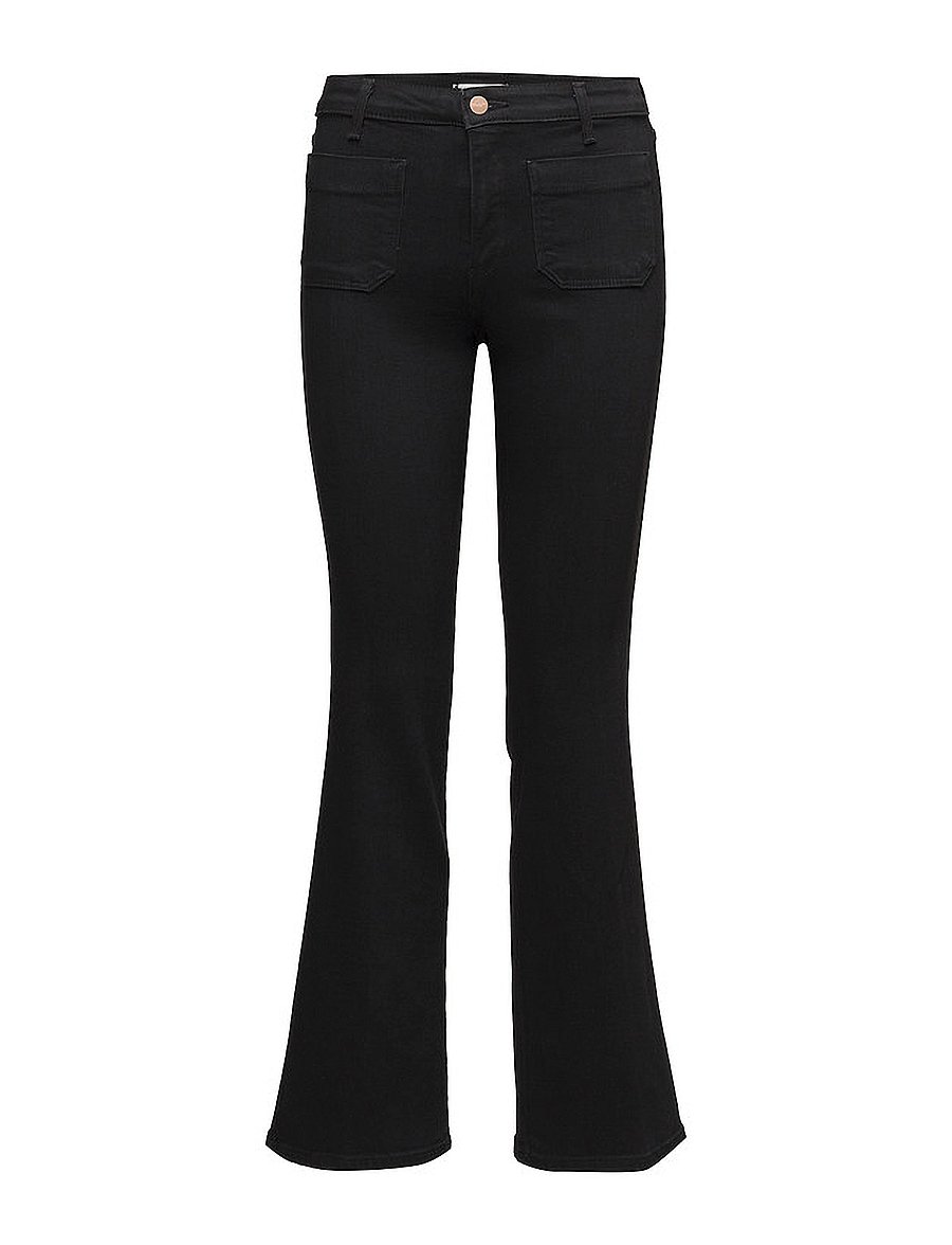 Wrangler - FLARE - alt eriti laia säärega teksad - retro black - 2