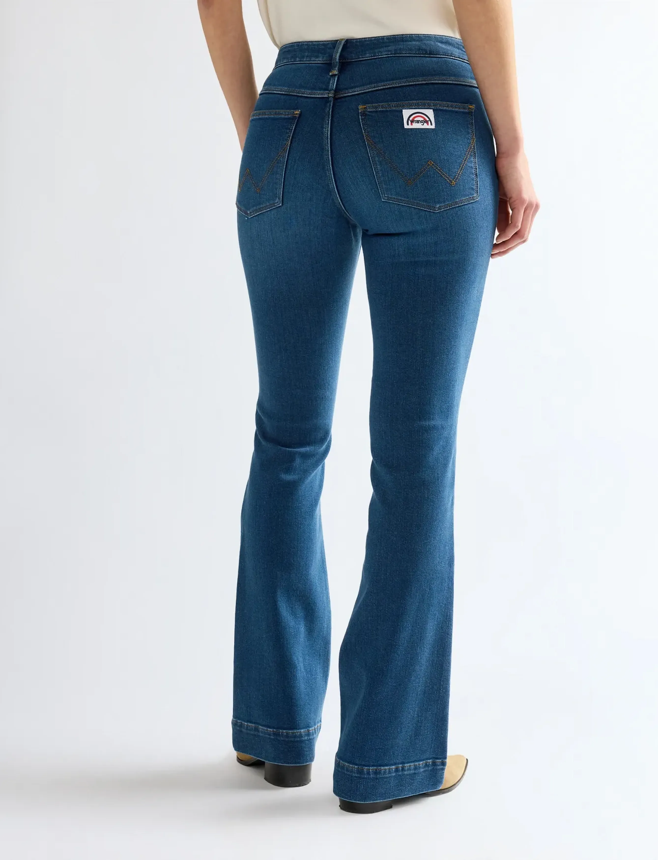 Wrangler - FLARE - schlaghosen - bright mid - 4